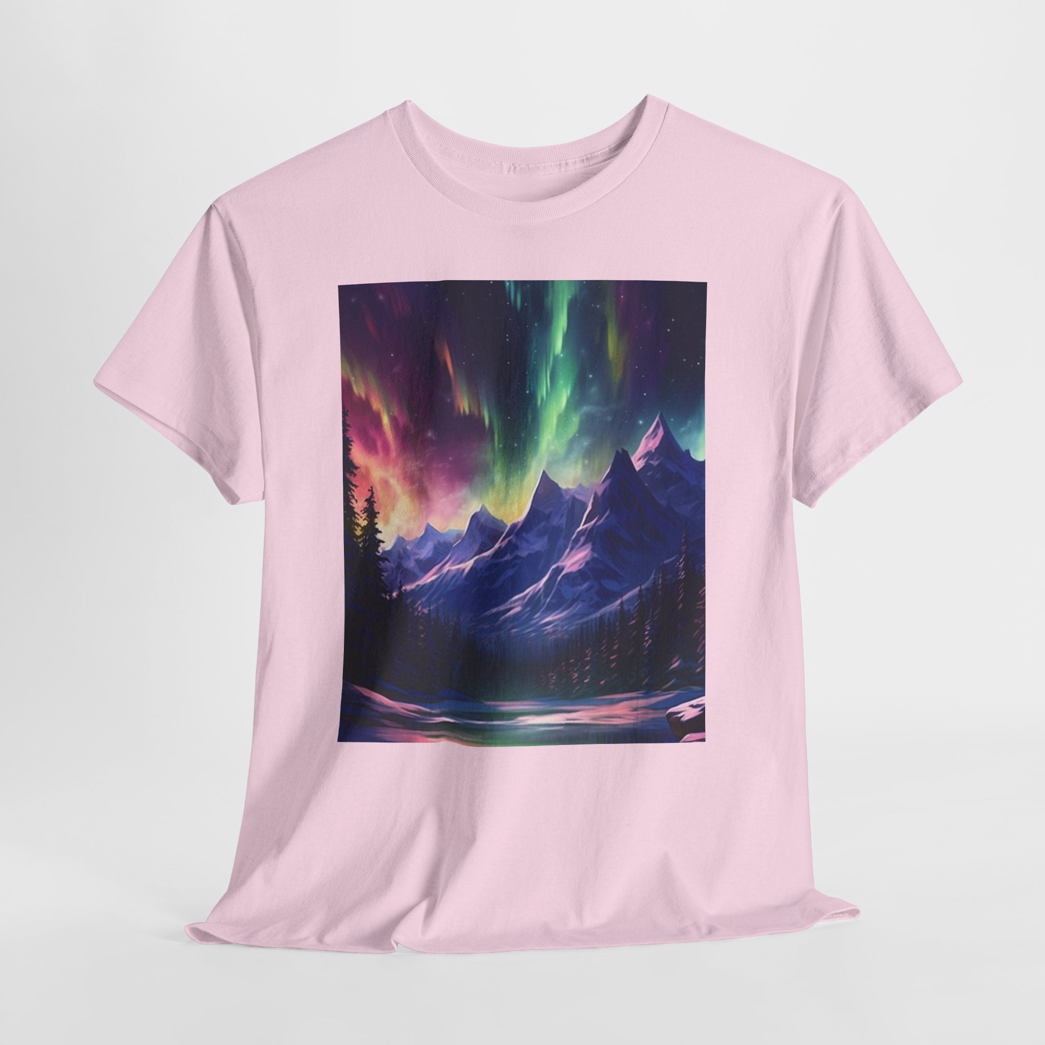 Northern Lights Graphic T- Shirt Printify
