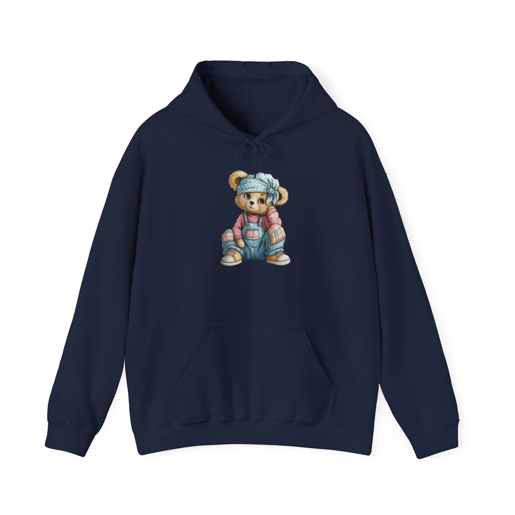 Cute Retro Teddy Bear Hoodie