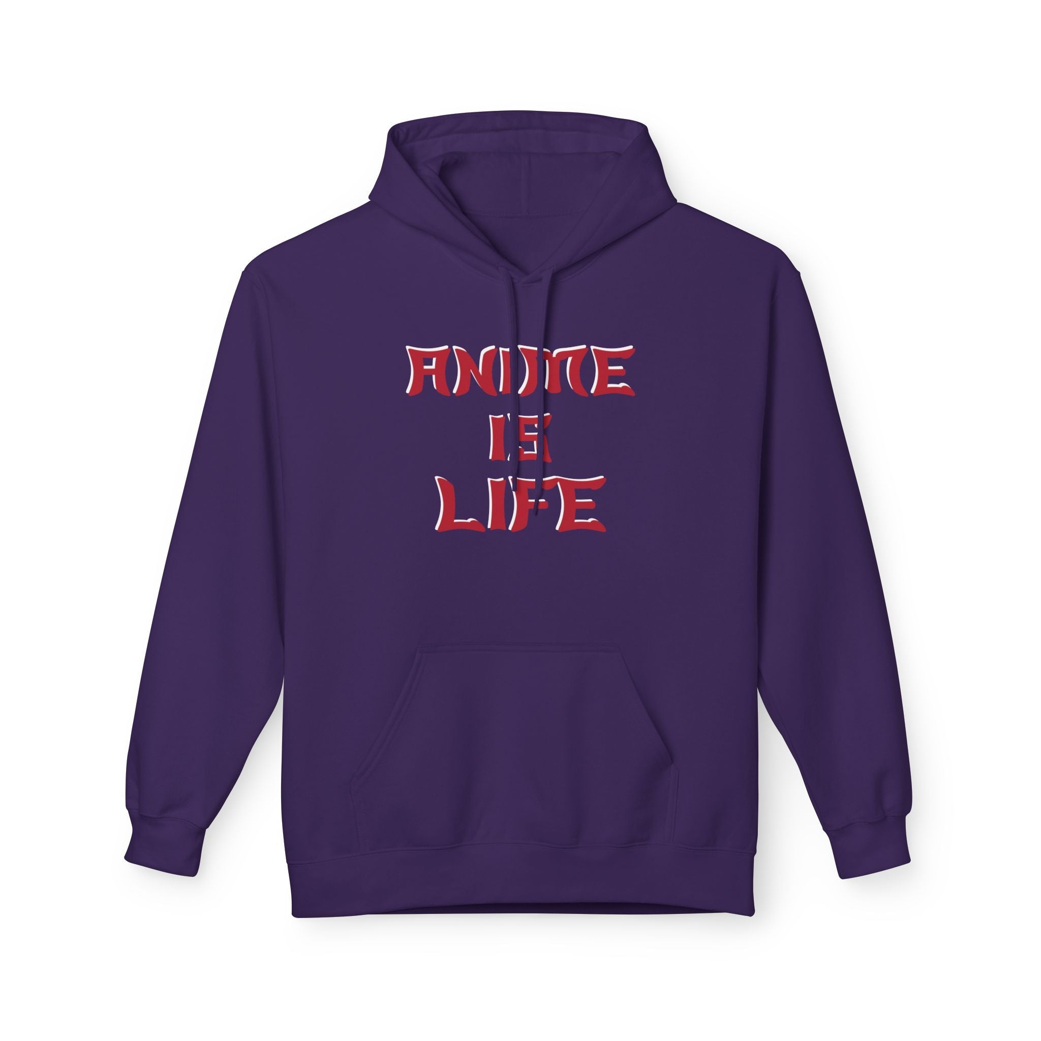 Anime Is Life Graphic Hoodie Printify