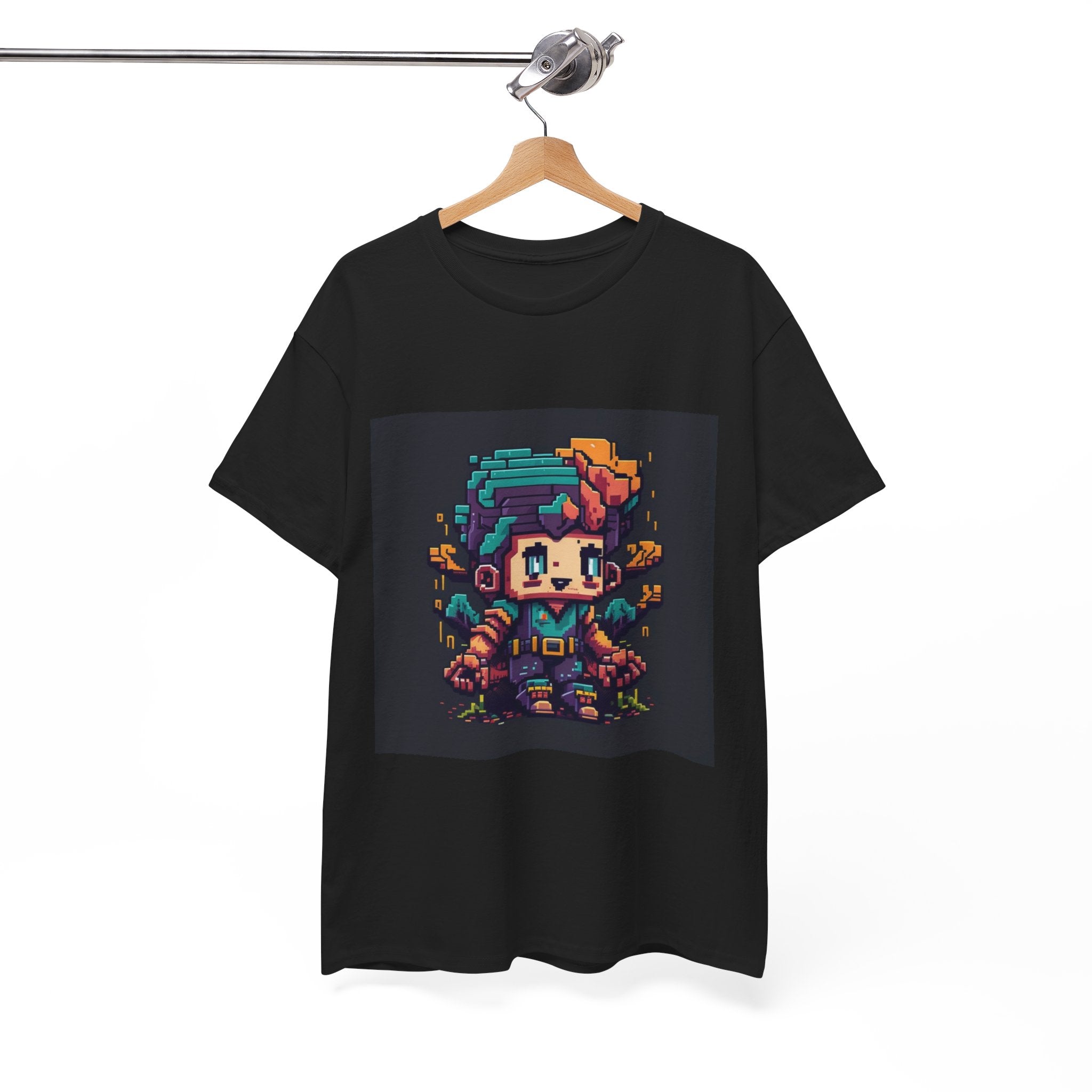 Pixel Art Retro Gamer T- Shirt Printify
