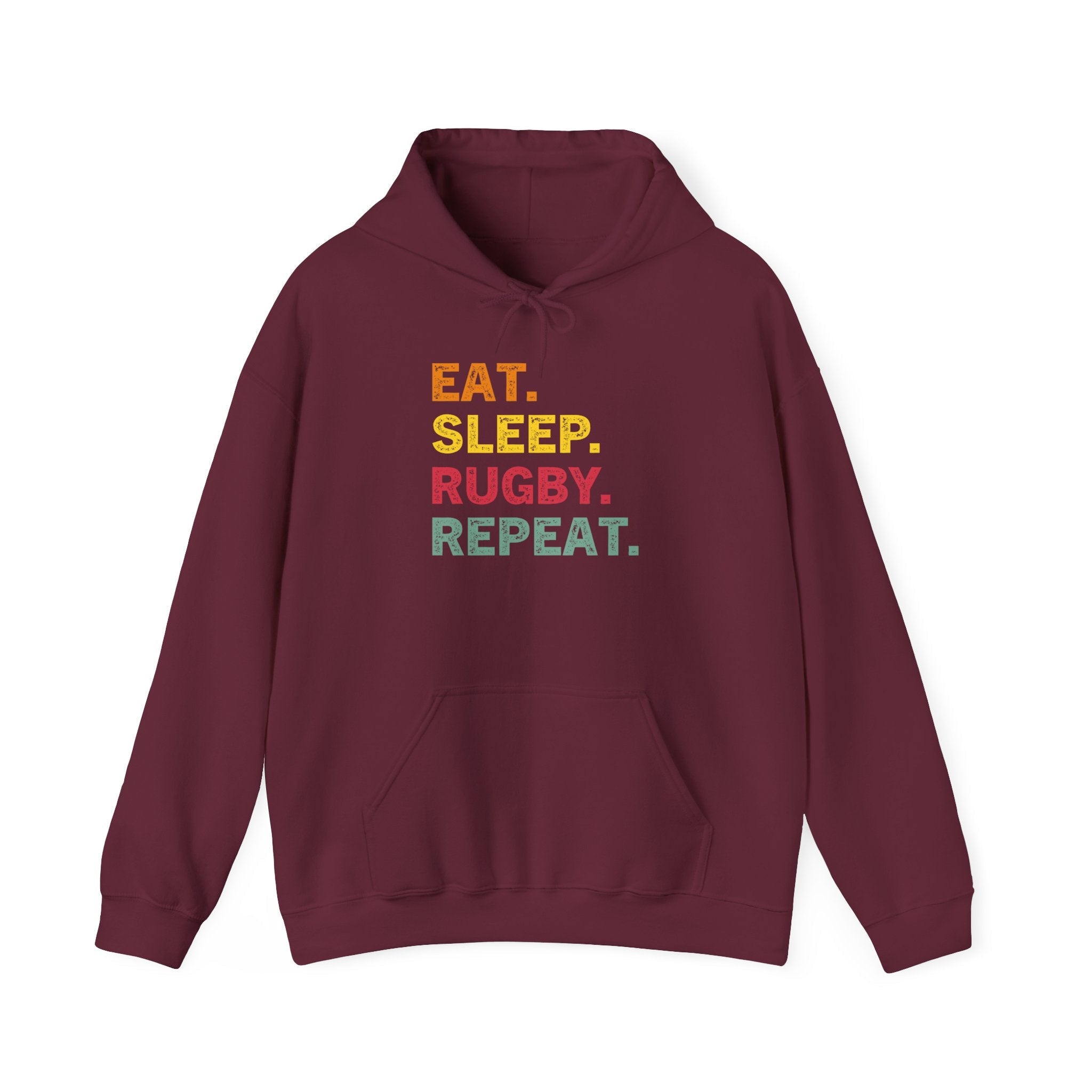 Eat. Sleep. Rugby. Repeat. Hoodie Printify