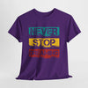 'Never Stop Dreaming' Motivational Unisex T Shirt Printify