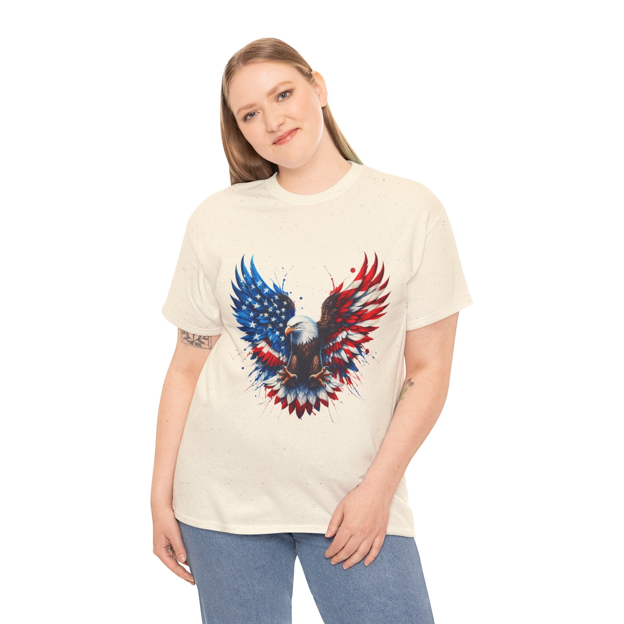 Patriotic Eagle Unisex T- Shirt Printify
