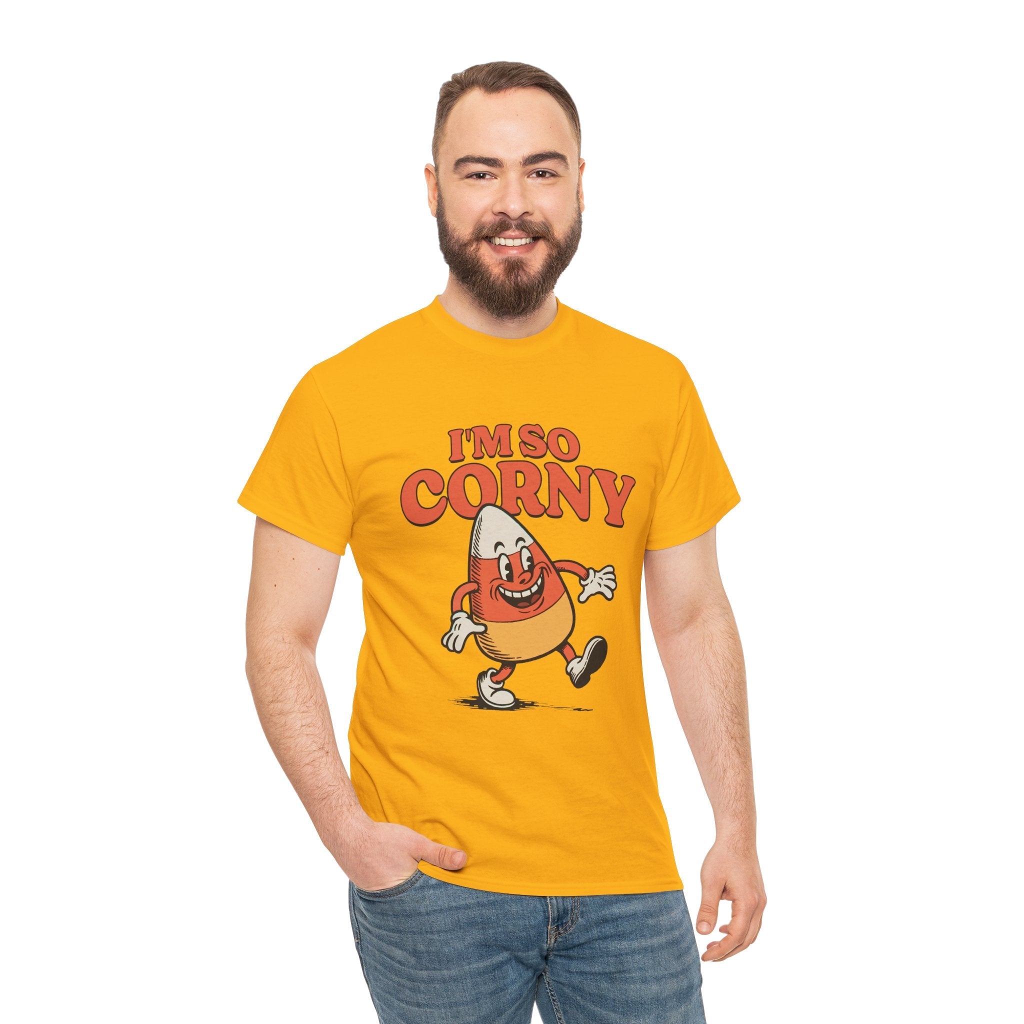 Funny Corny Graphic T-Shirt Printify
