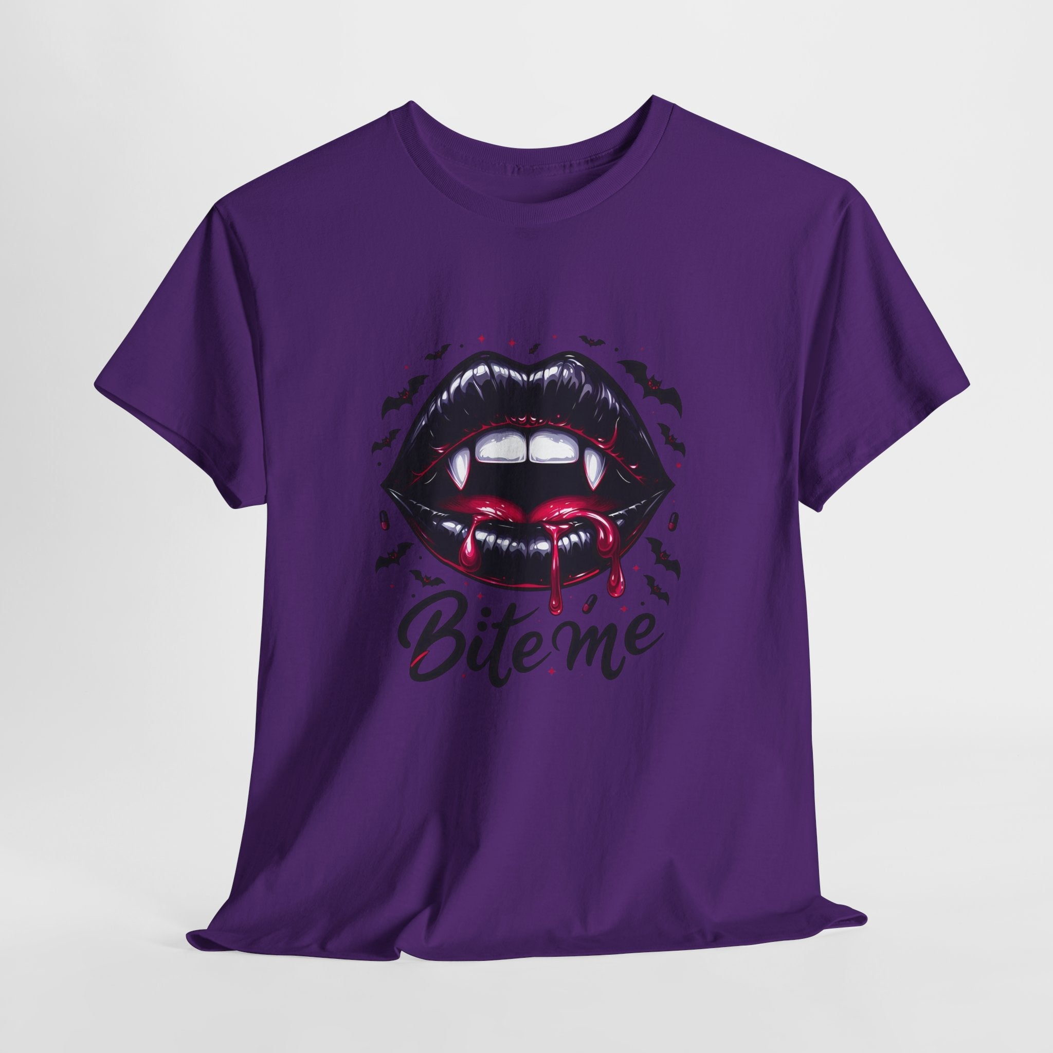 Bite Me Vampire Halloween T- Shirt Printify