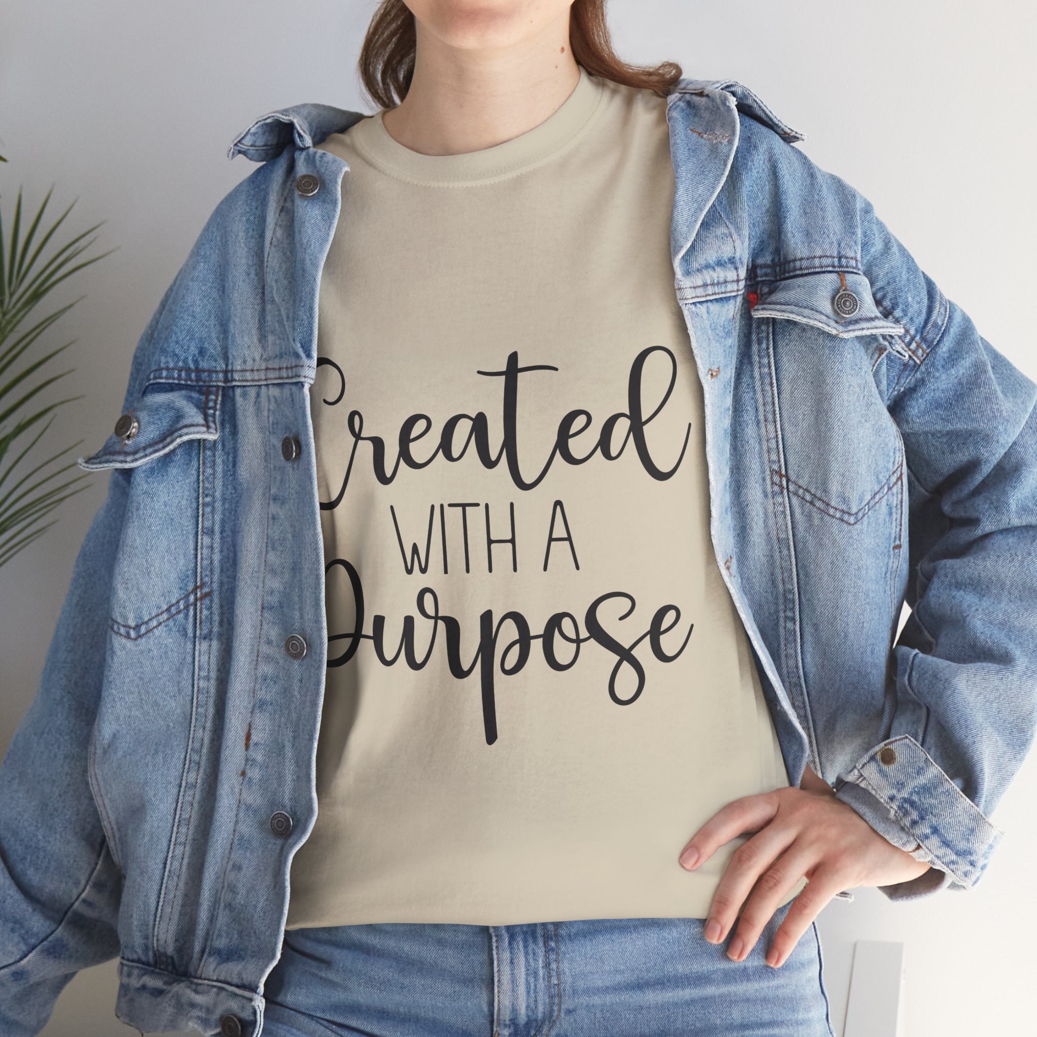 Created with a Purpose Unisex T- Shirt Printify