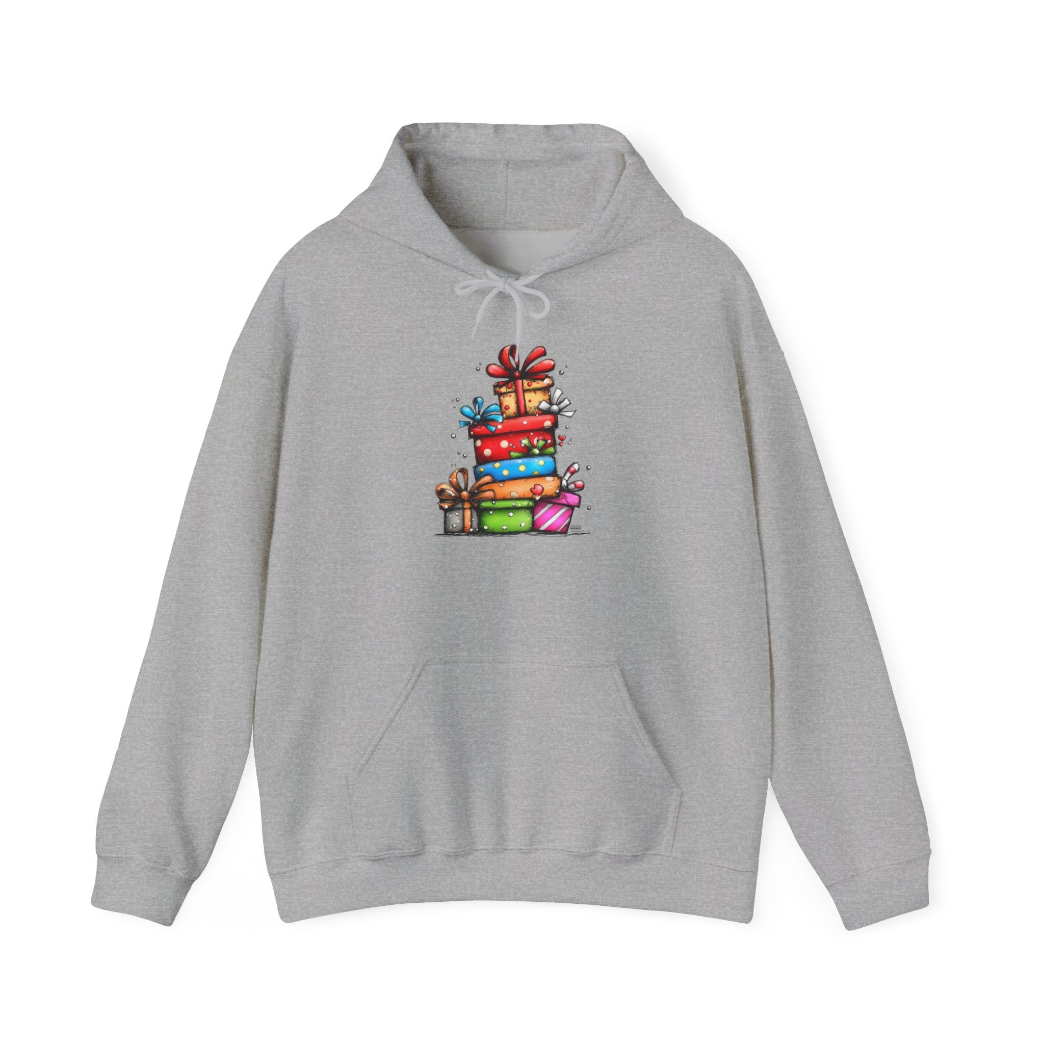 Holiday Gift Stack Hoodie Printify