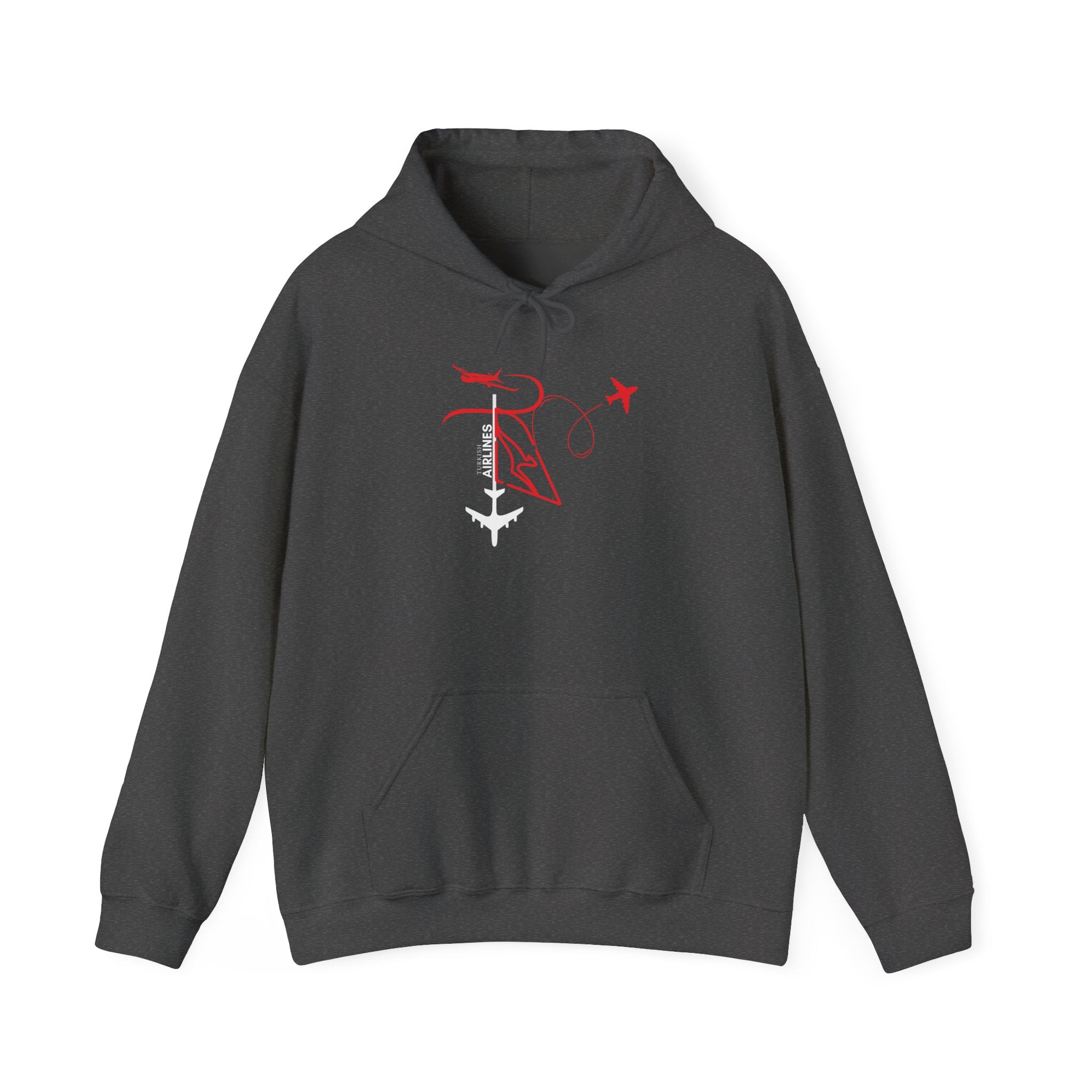 Airplane Flight Path Graphic Hoodie