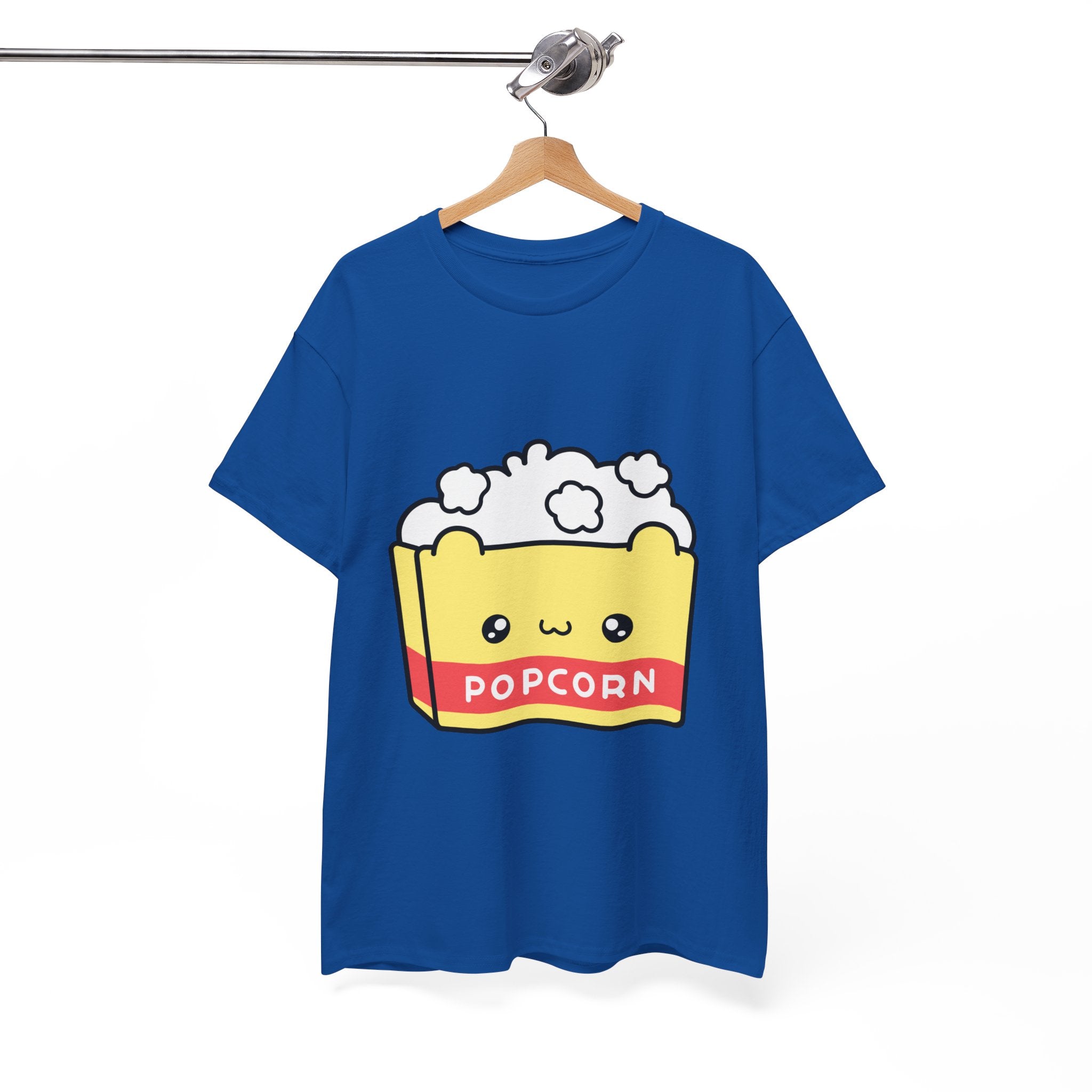 Cute Popcorn Graphic Movie T- Shirt Printify
