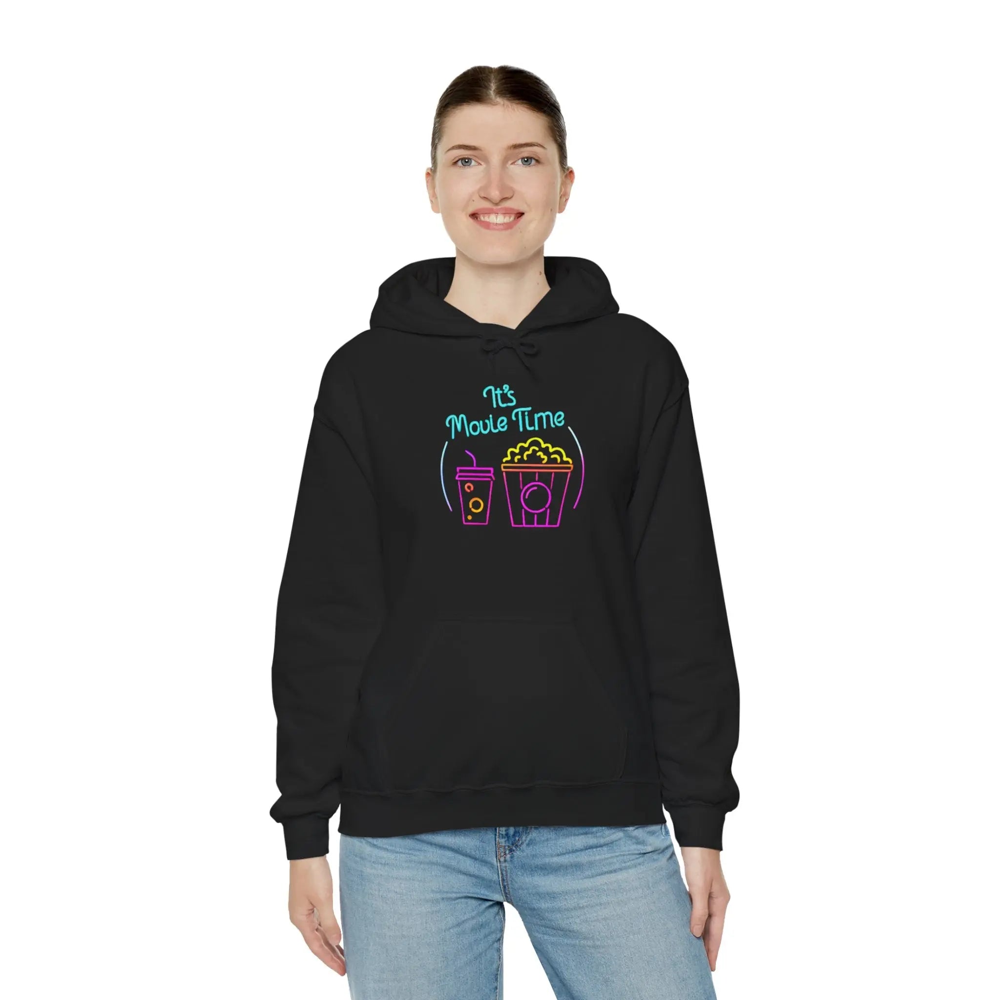 Uniusex Movie Night Hoodie Printify