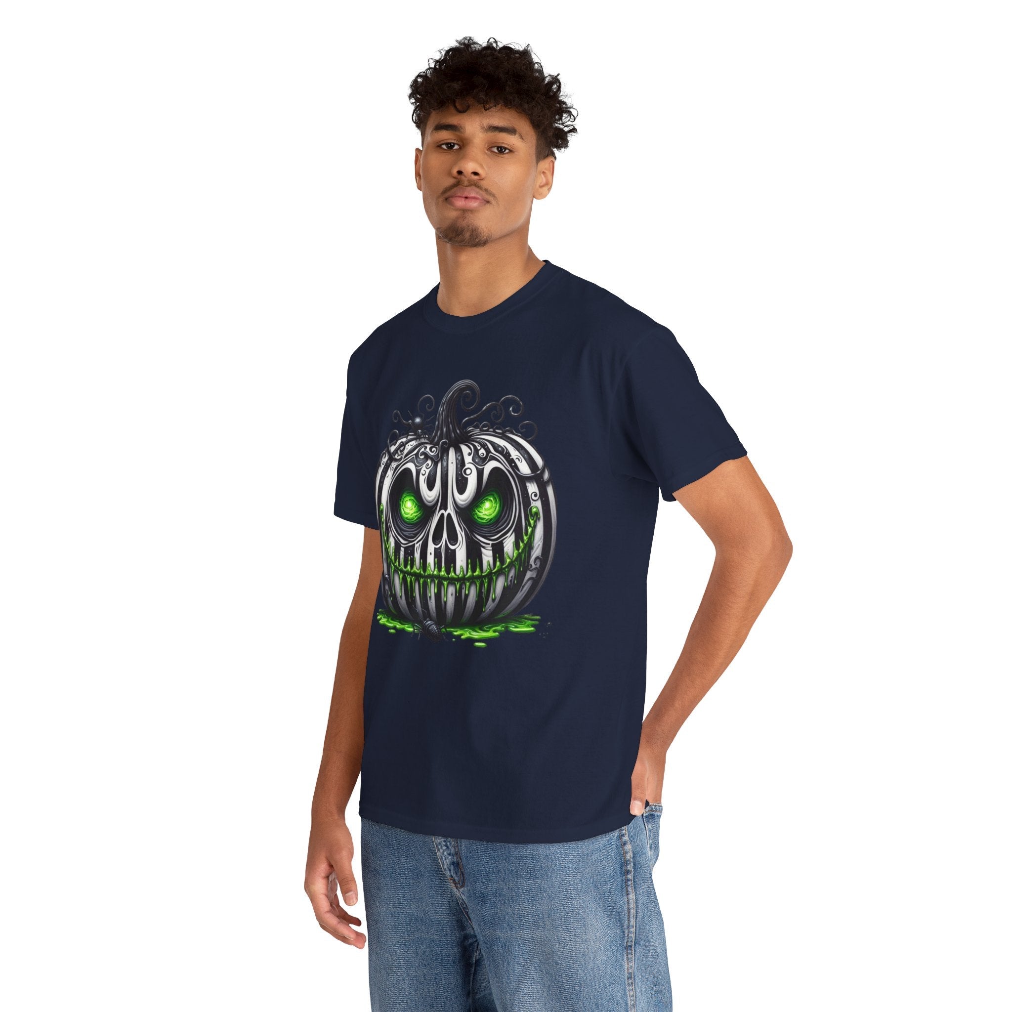 Spooky Halloween Pumpkin T-Shirt Printify