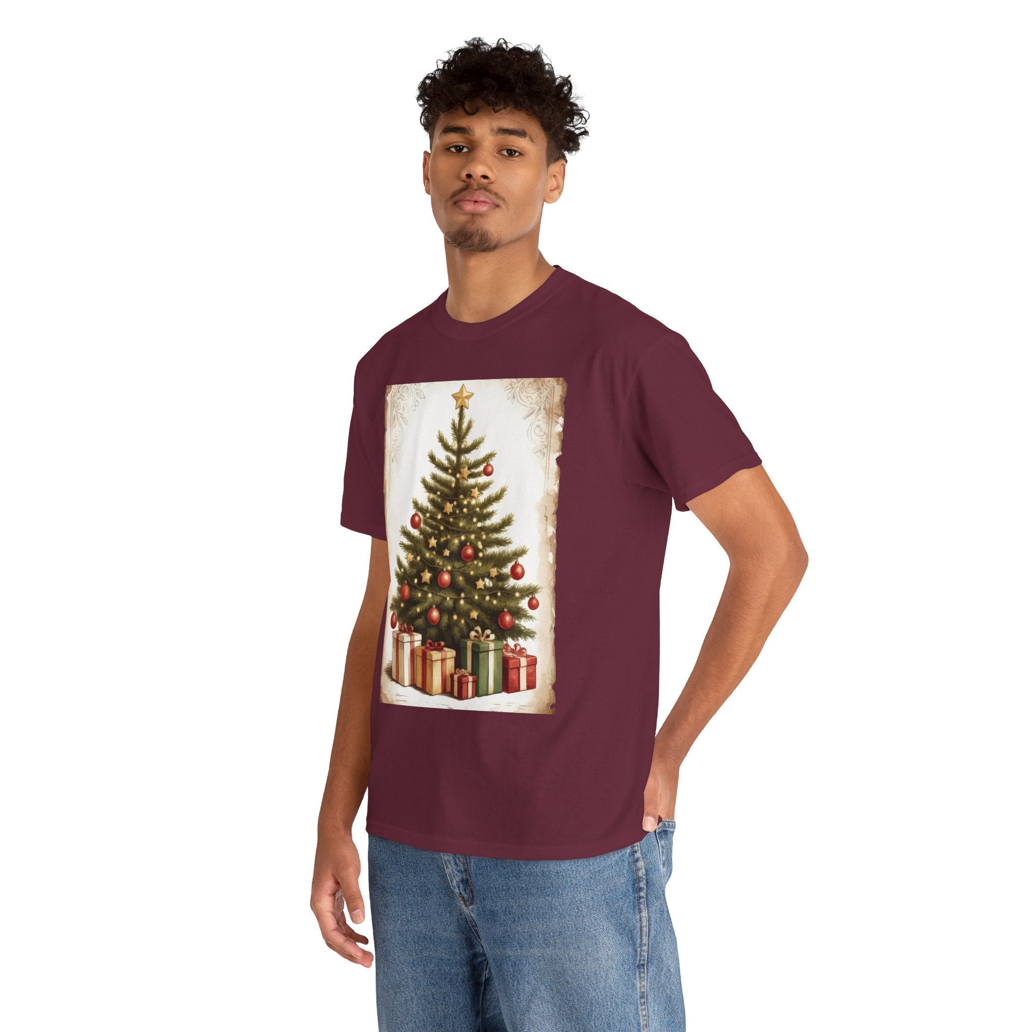 Christmas Tree Unisex T- Shirt Printify