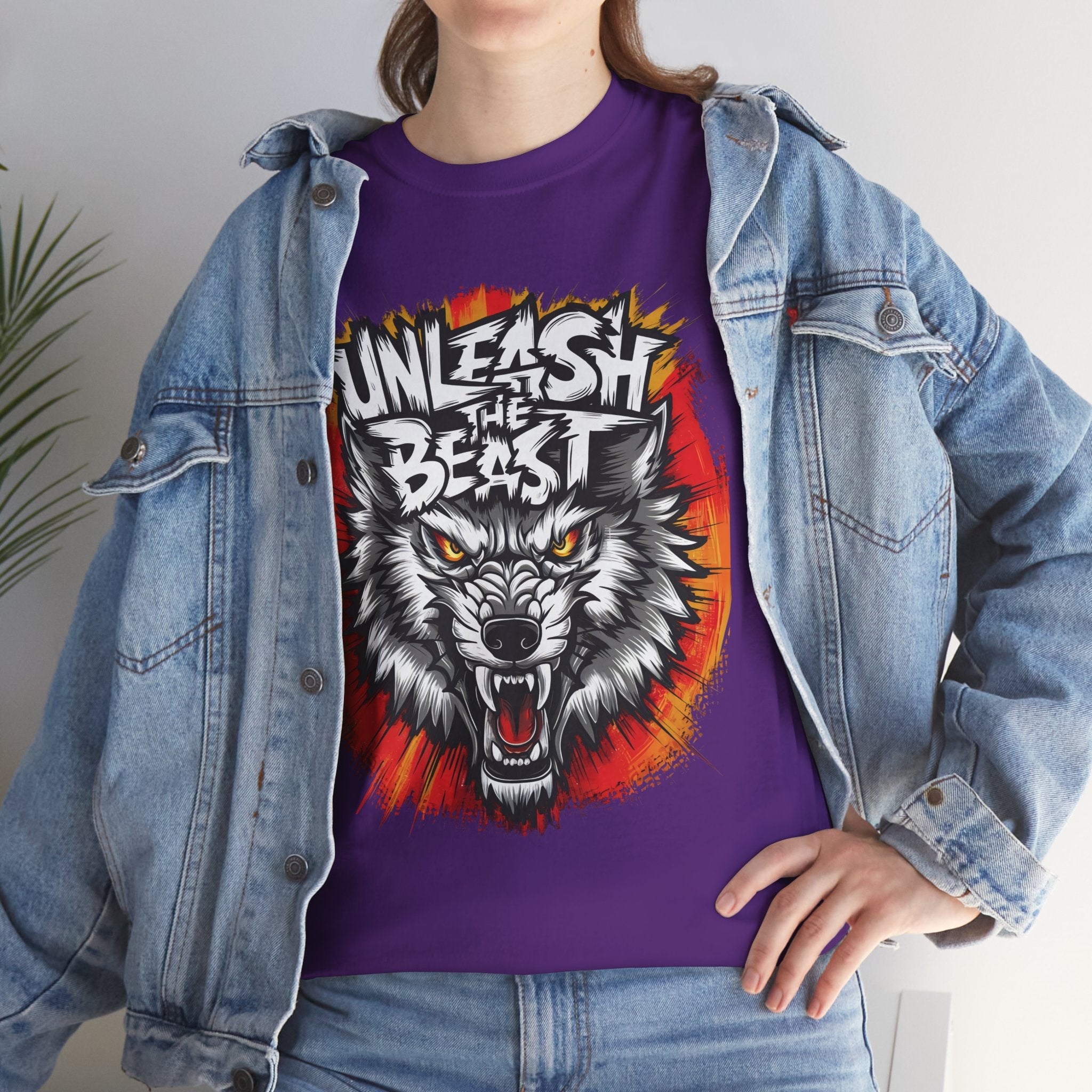 Unleash the Beast Graphic T- Shirt Printify