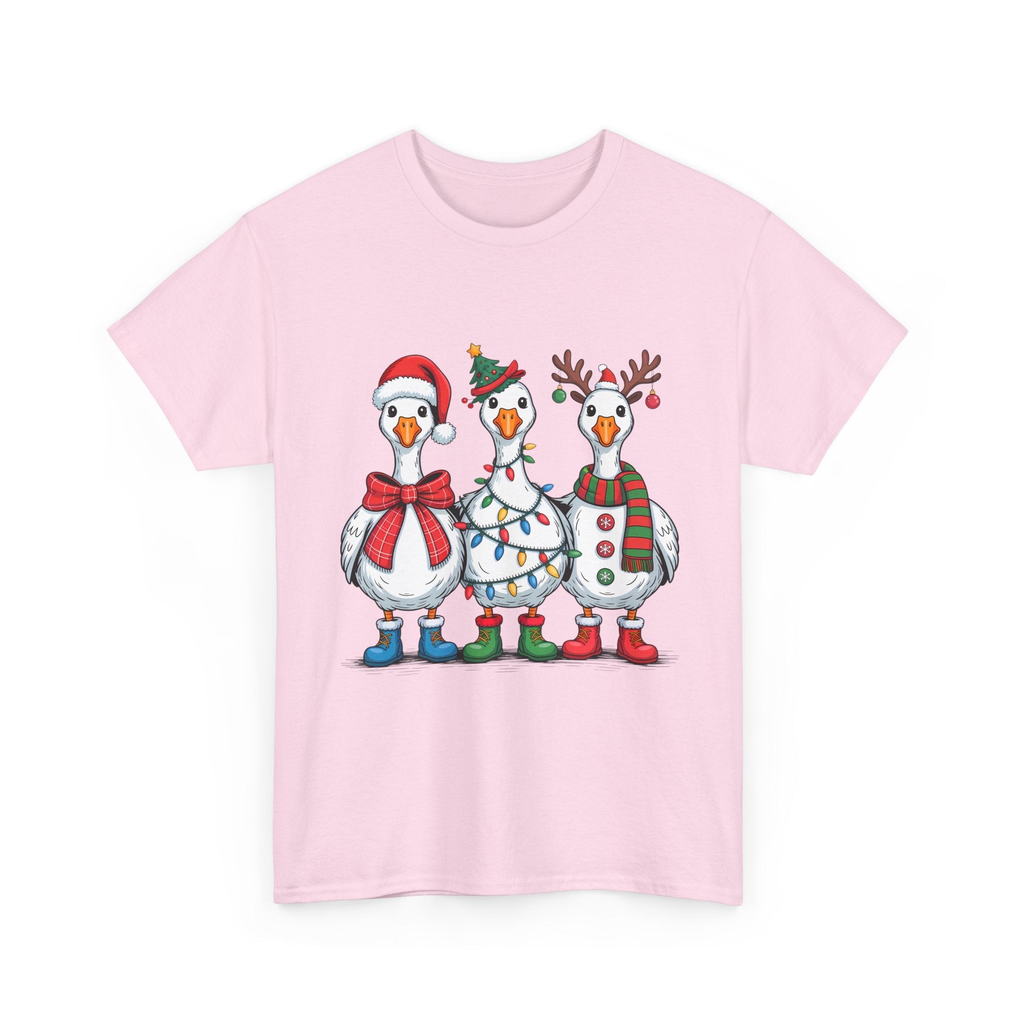 Cute Christmas Goose T-Shirt Printify
