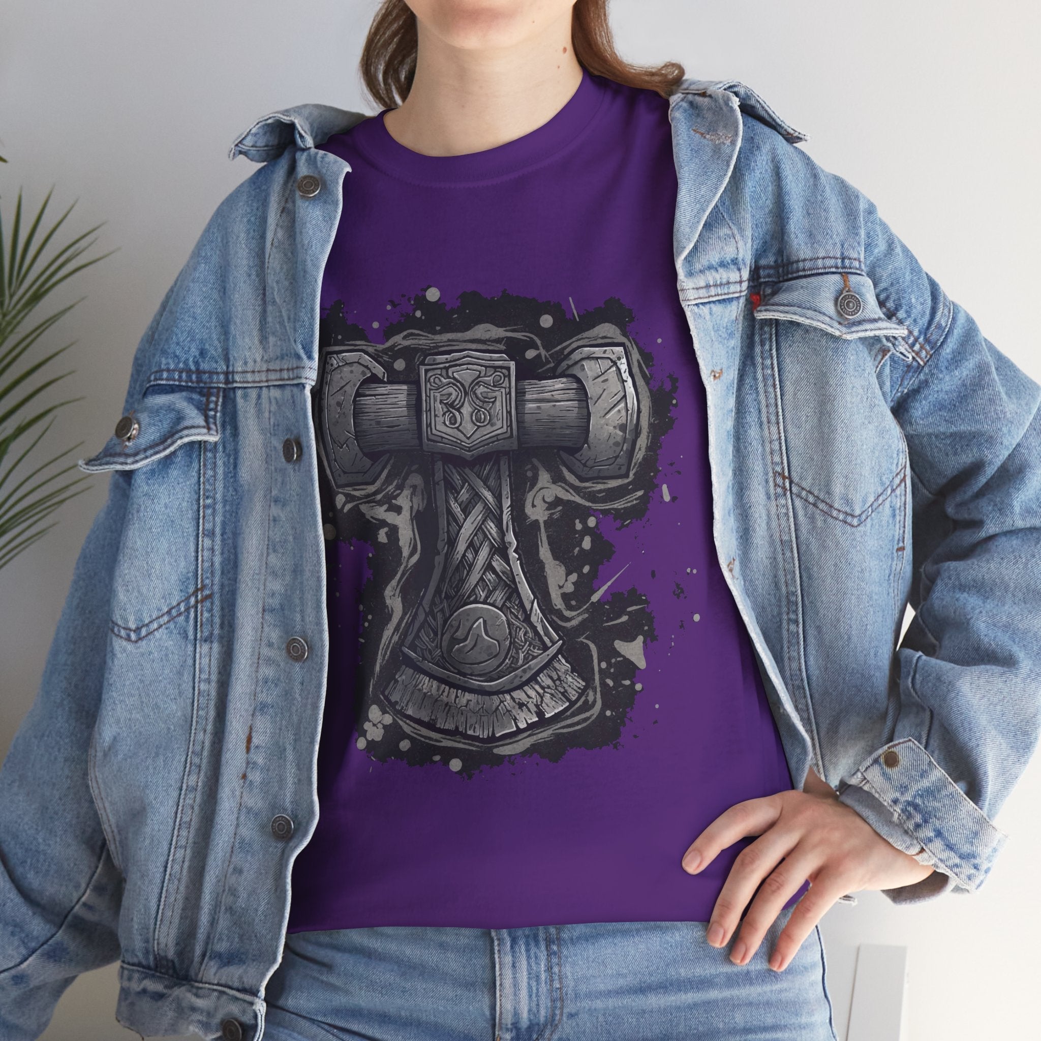 Thor Hammer Graphic T- Shirt Printify