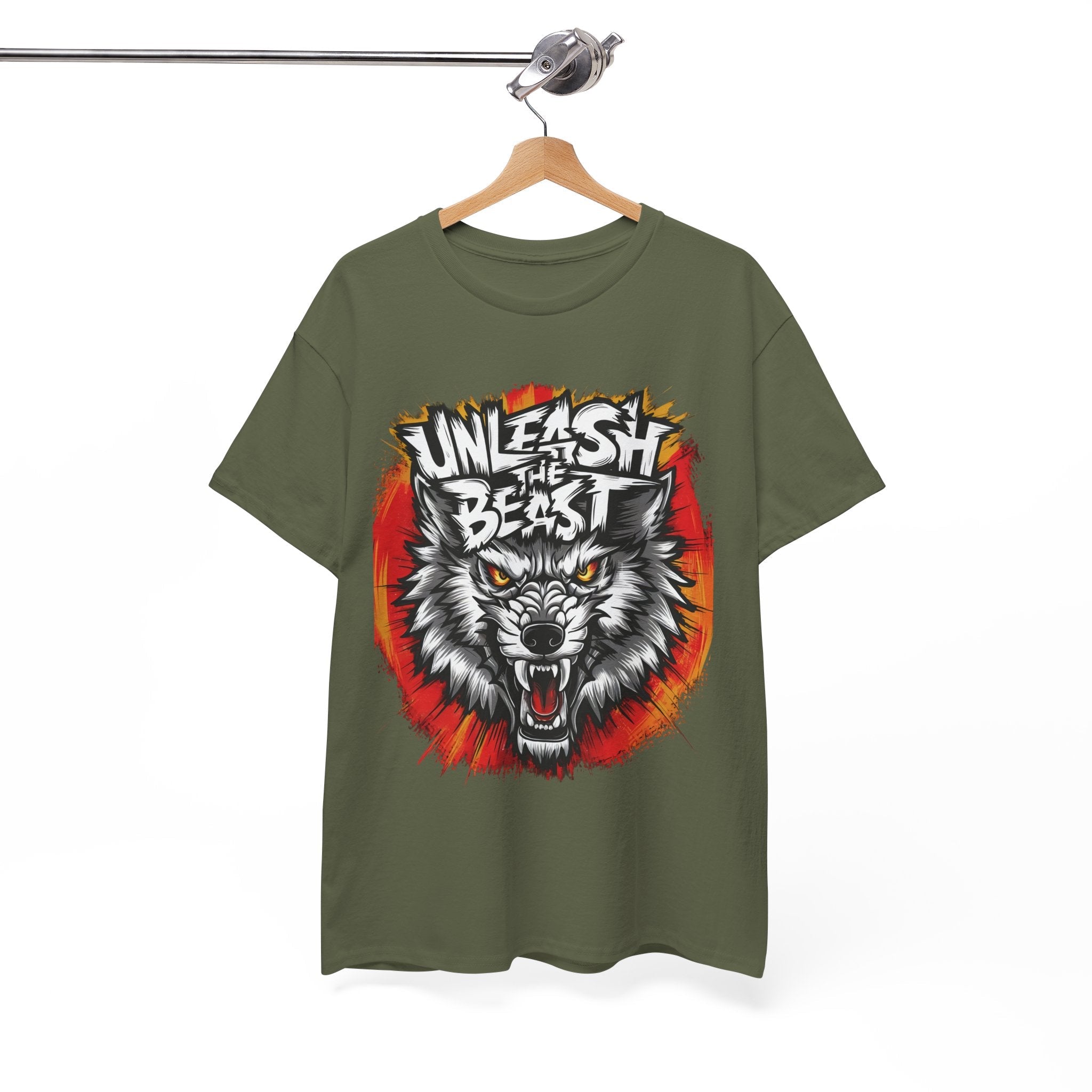 Unleash the Beast Graphic T- Shirt Printify