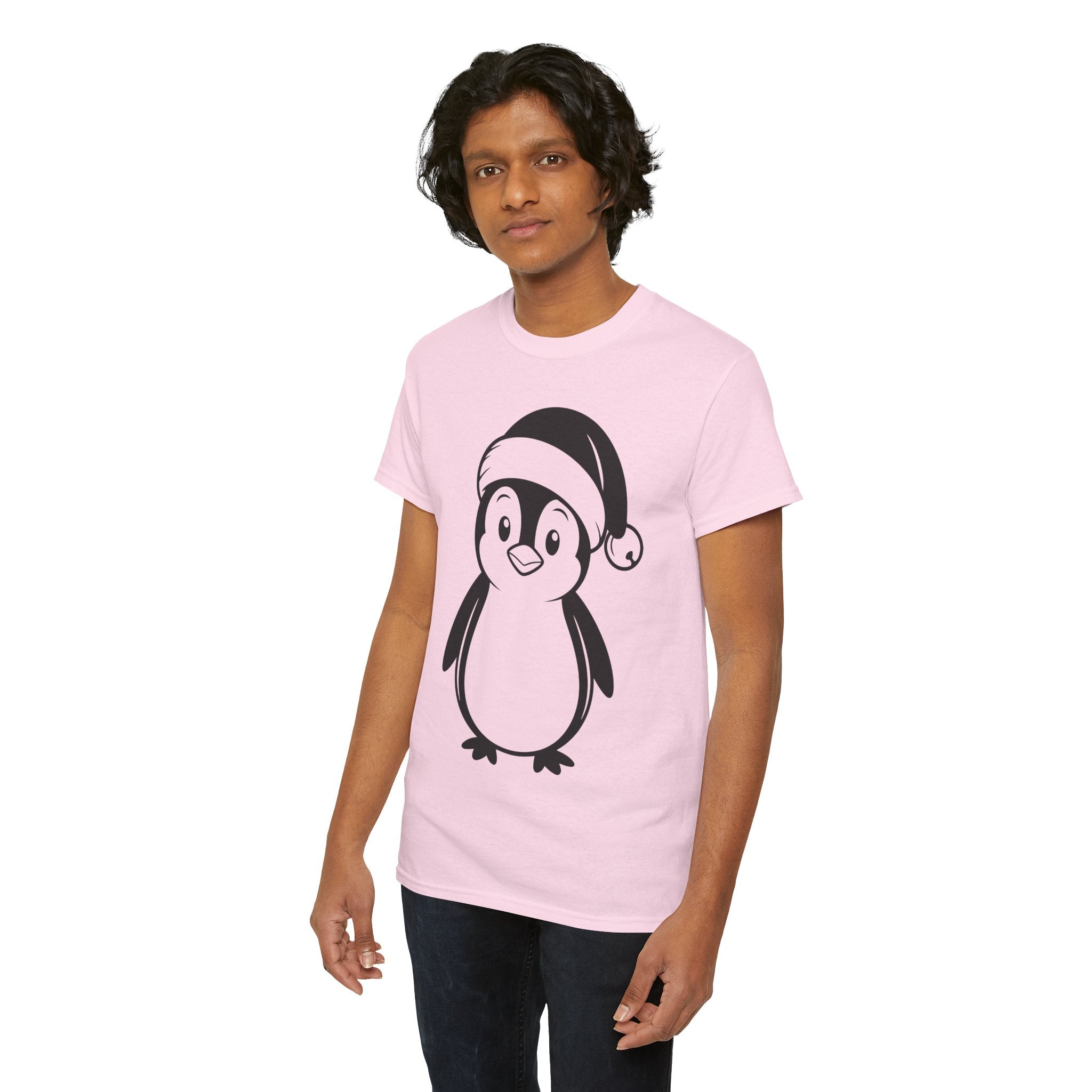 Cute Penguin Christmas Unisex T-Shirt Printify