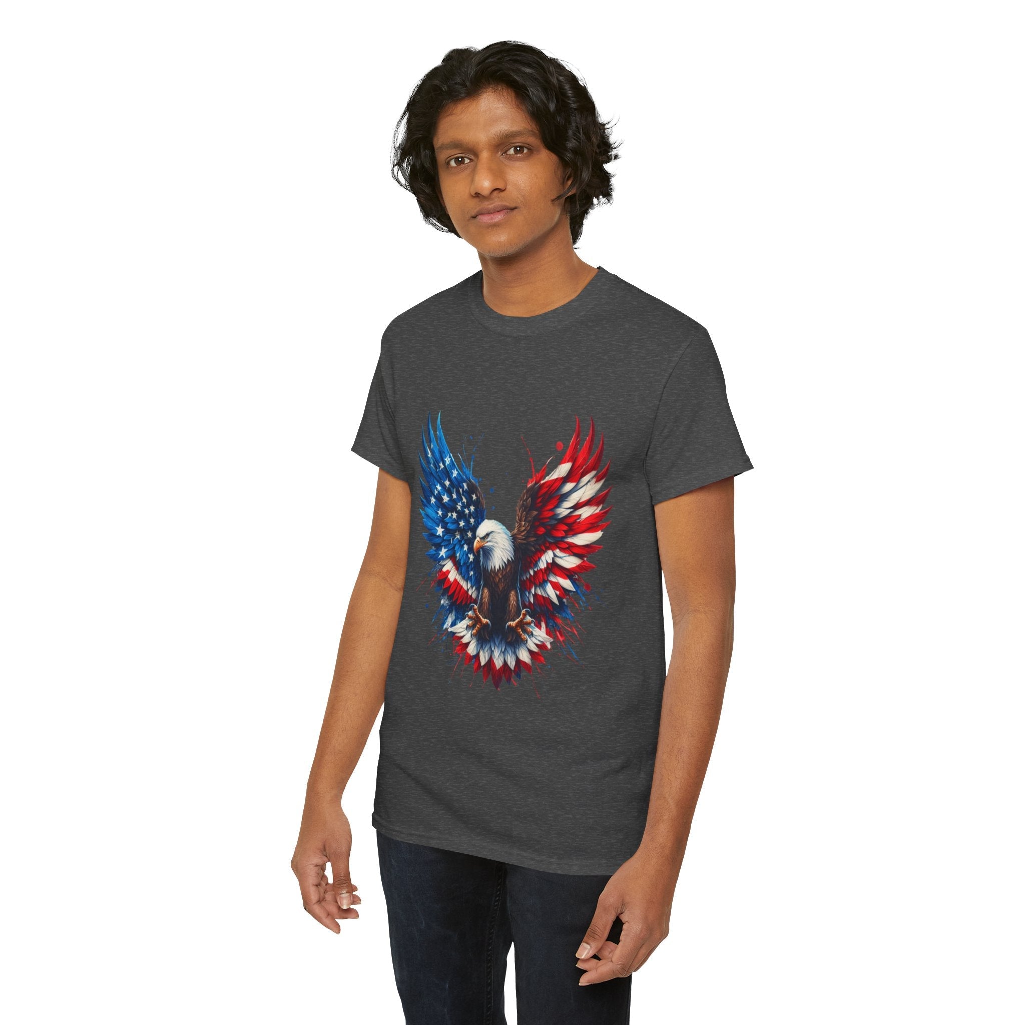 Patriotic Eagle Unisex T- Shirt Printify