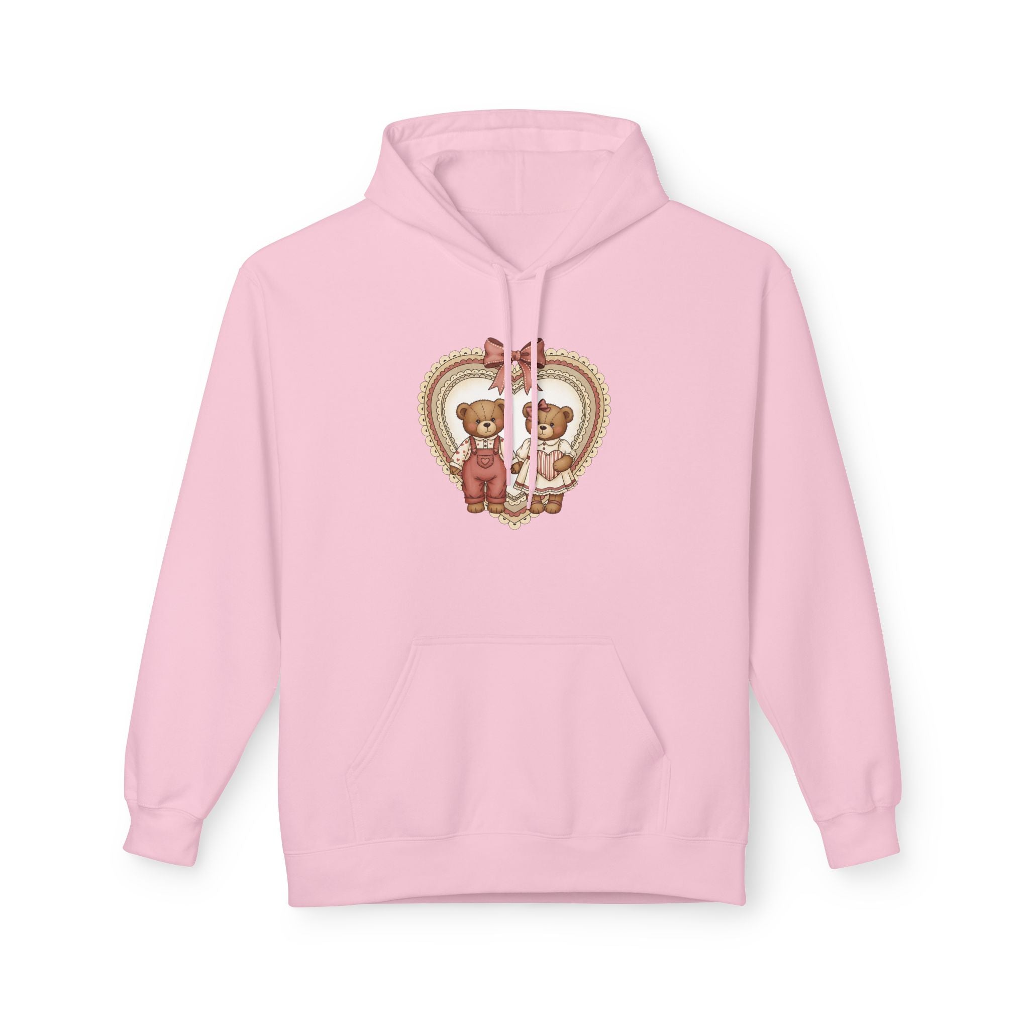 Valentine Teddy Heart Hoodie