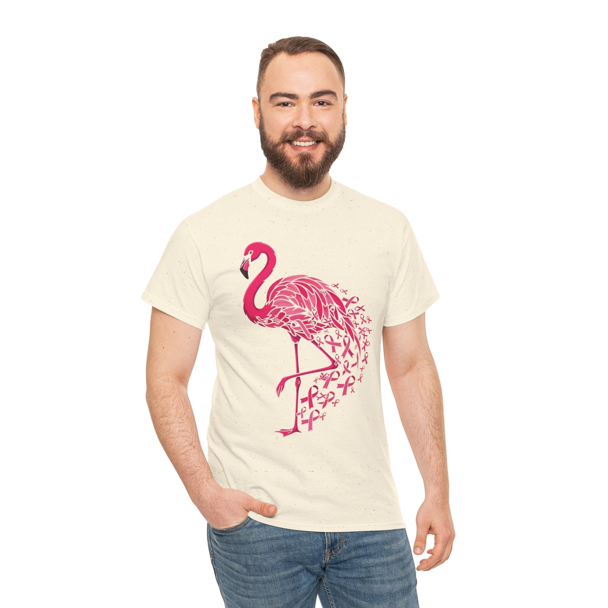 Pink Flamingo Graphic T-Shirt Printify