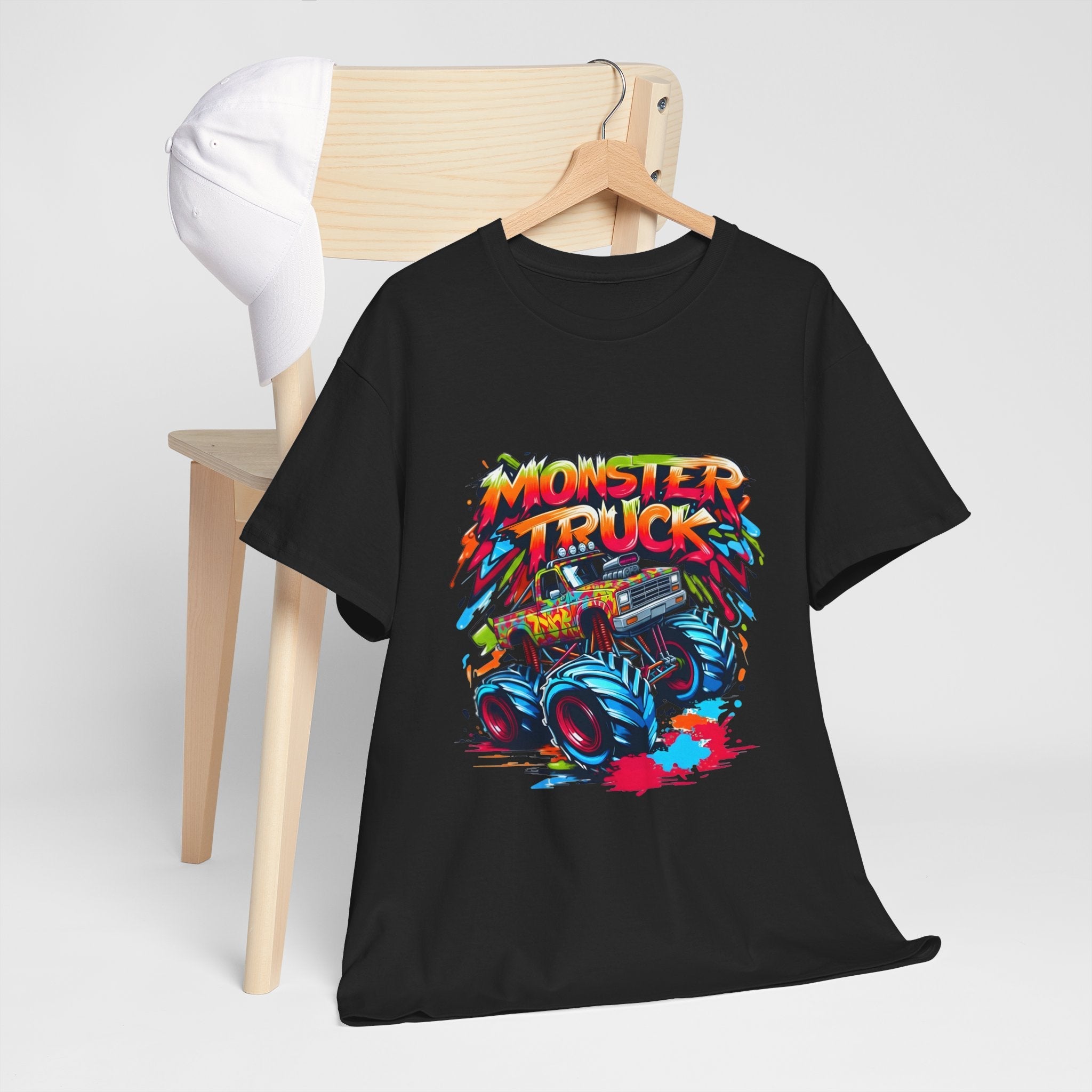 Monster Trucks Graffiti T- Shirt Printify