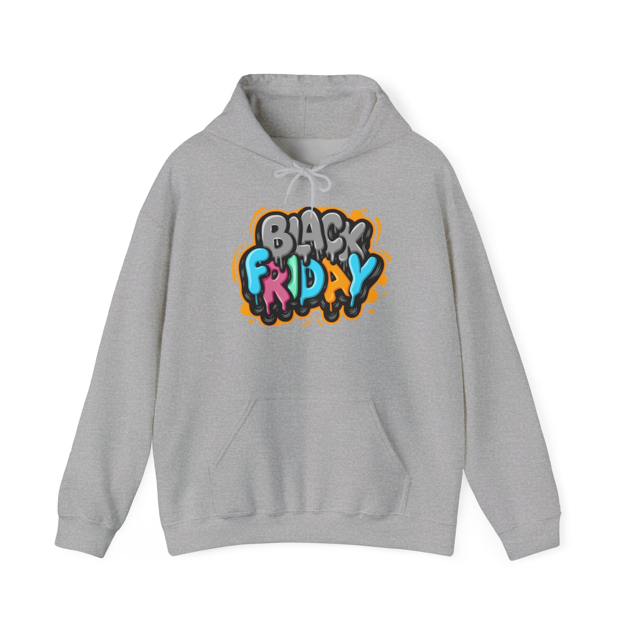 Black Friday Graffiti Hoodie Printify