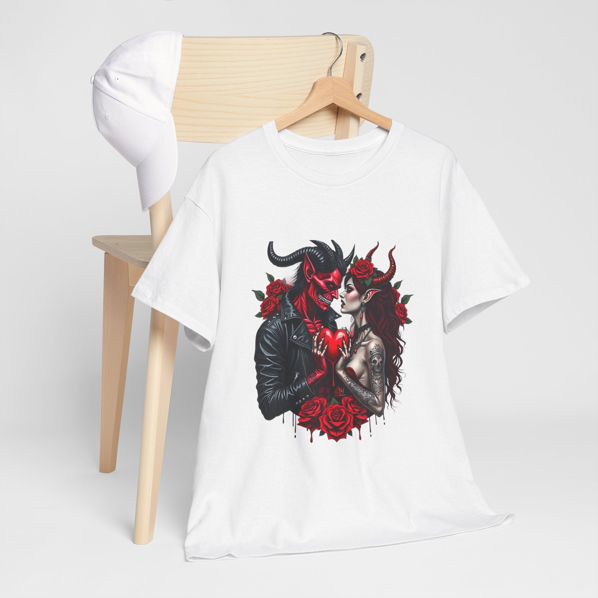 Romantic Gothic Graphic T-Shirt Printify