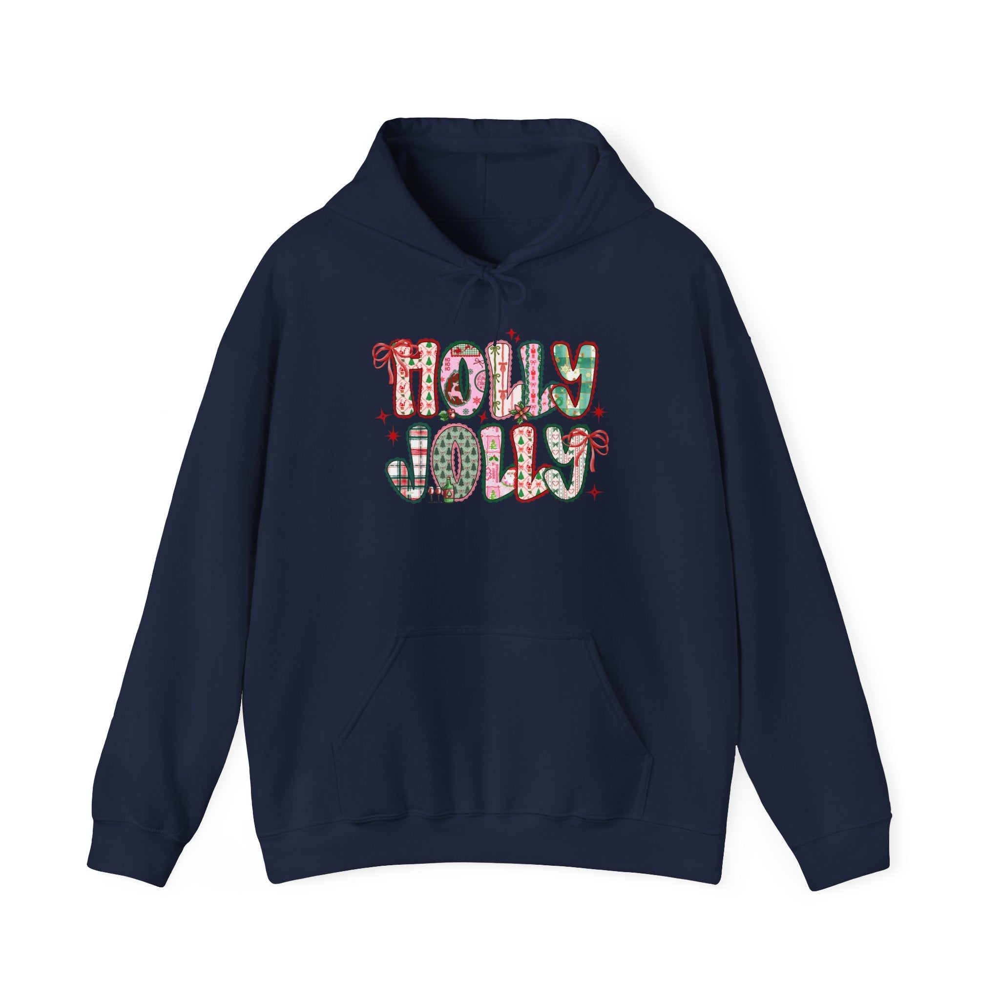 'Holly Jolly' Christmas Hoodie Printify