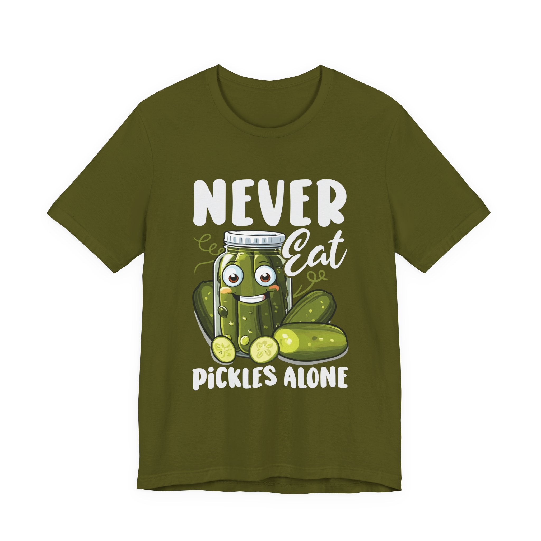 Never Eat Pickles Alone T-Shirt Printify