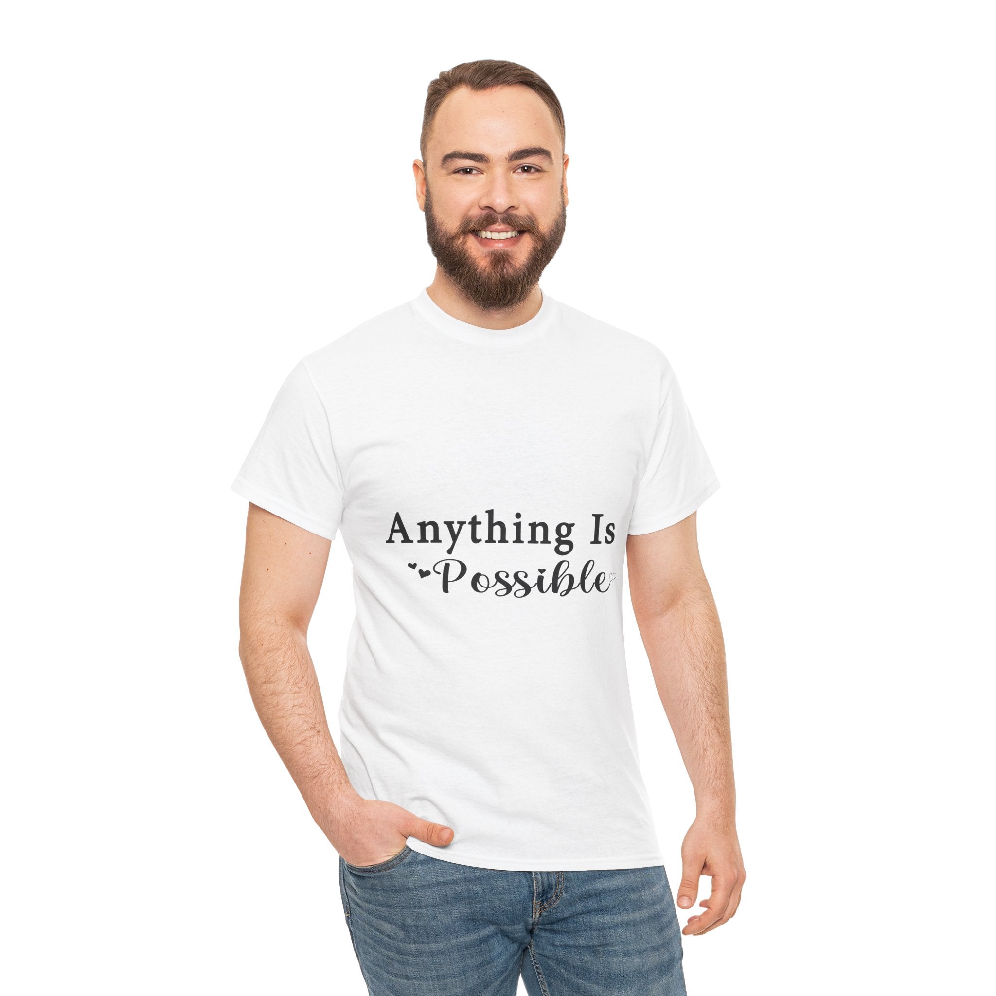 'Anything Is Possible' Motivational T- Shirt Printify