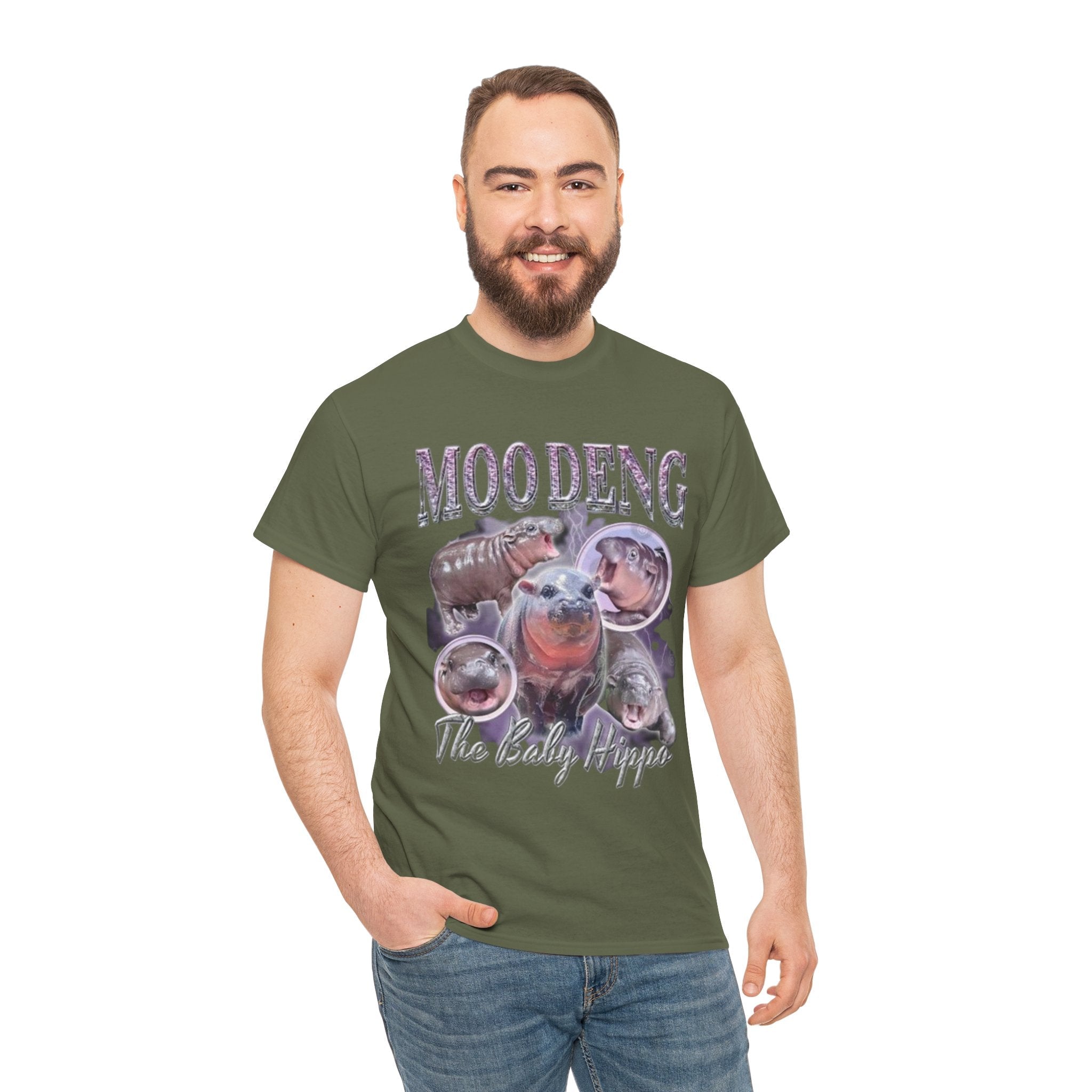 Moo Deng The Baby Hippo T-Shirt Printify