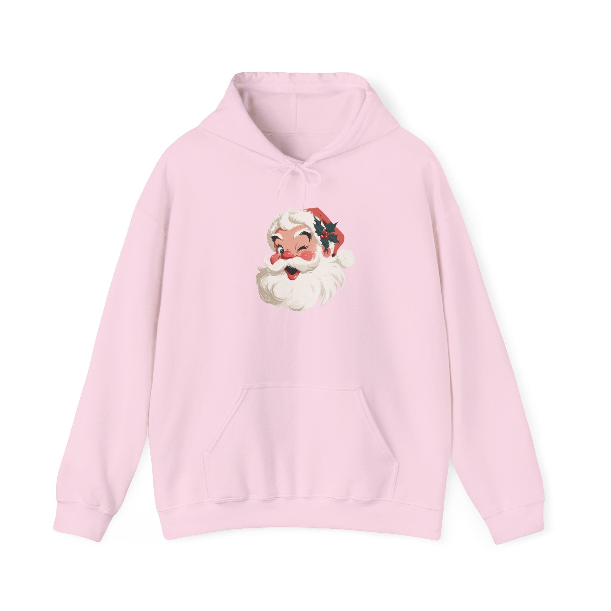 Vintage Santa Face Hoodie Printify