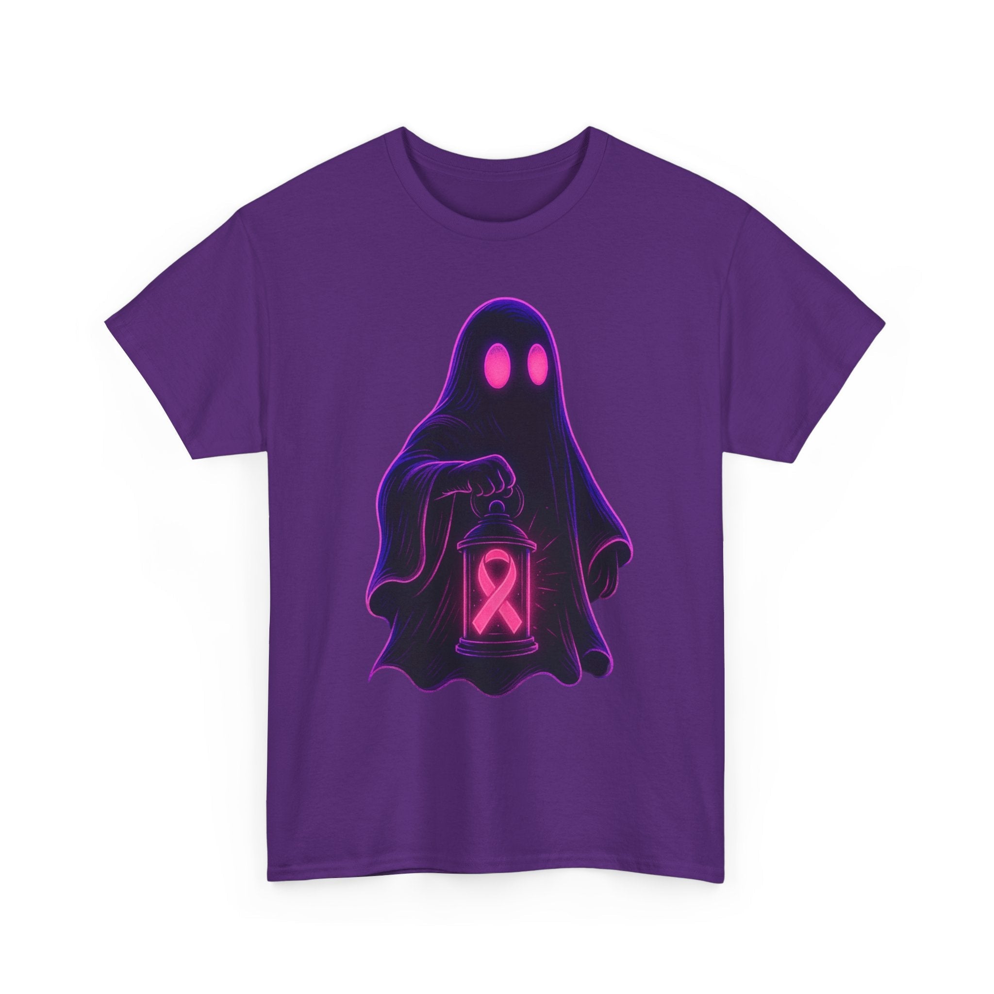 Neon Ghost Graphic T-Shirt Printify