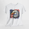 Bald Eagle American Flag T-Shirt Printify