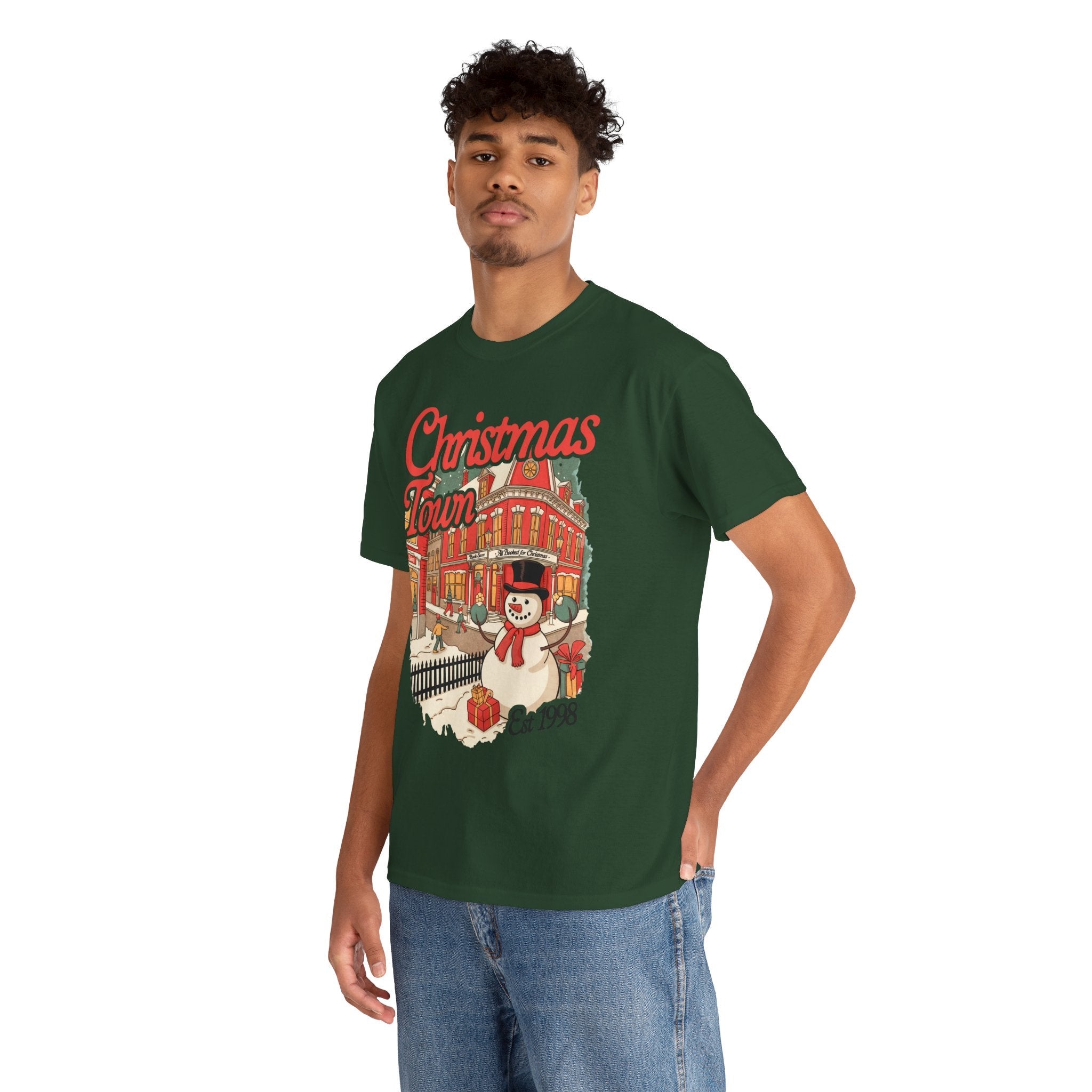 Christmas Town Unisex Graphic T- Shirt Printify