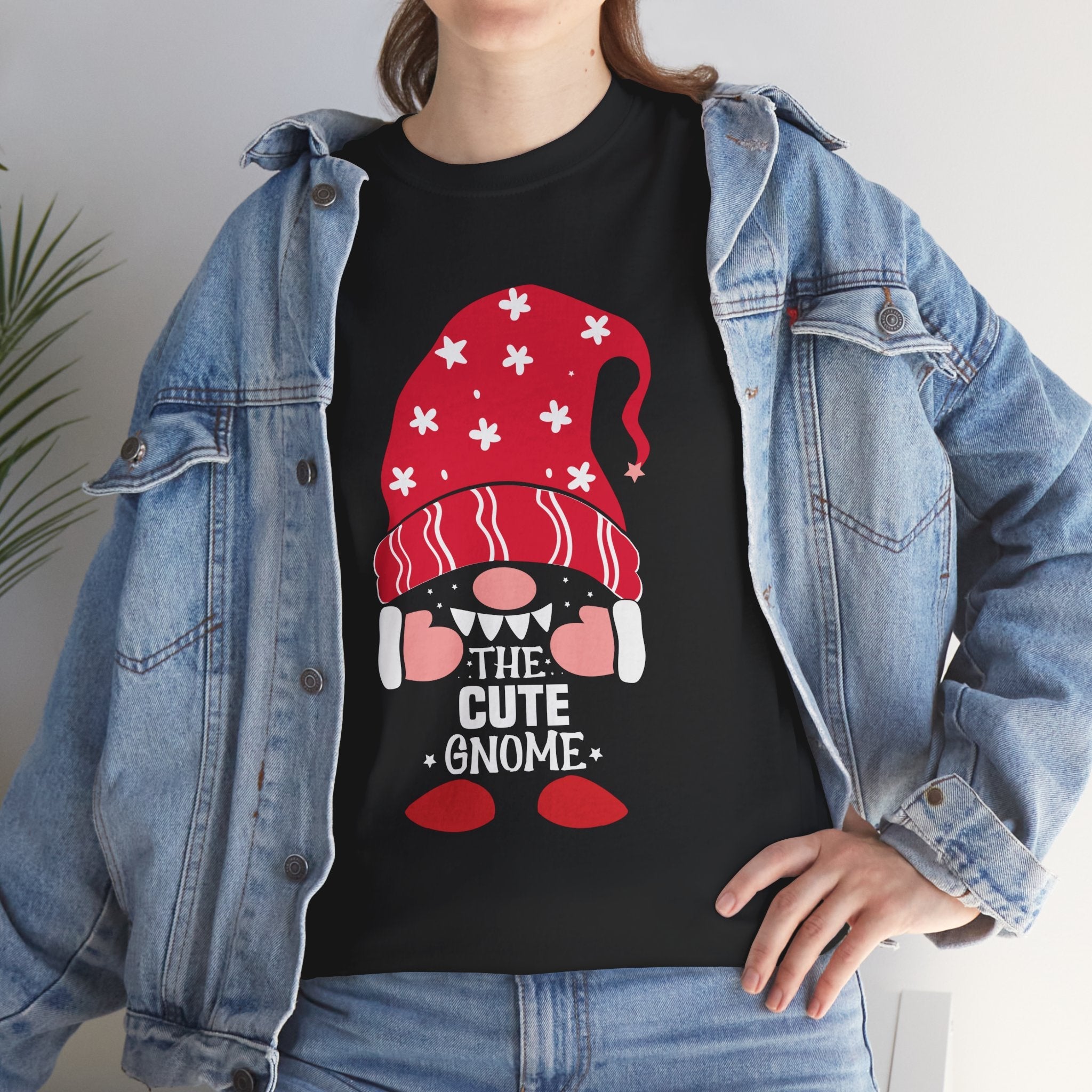 Cute Gnome Holiday T-Shirt Printify