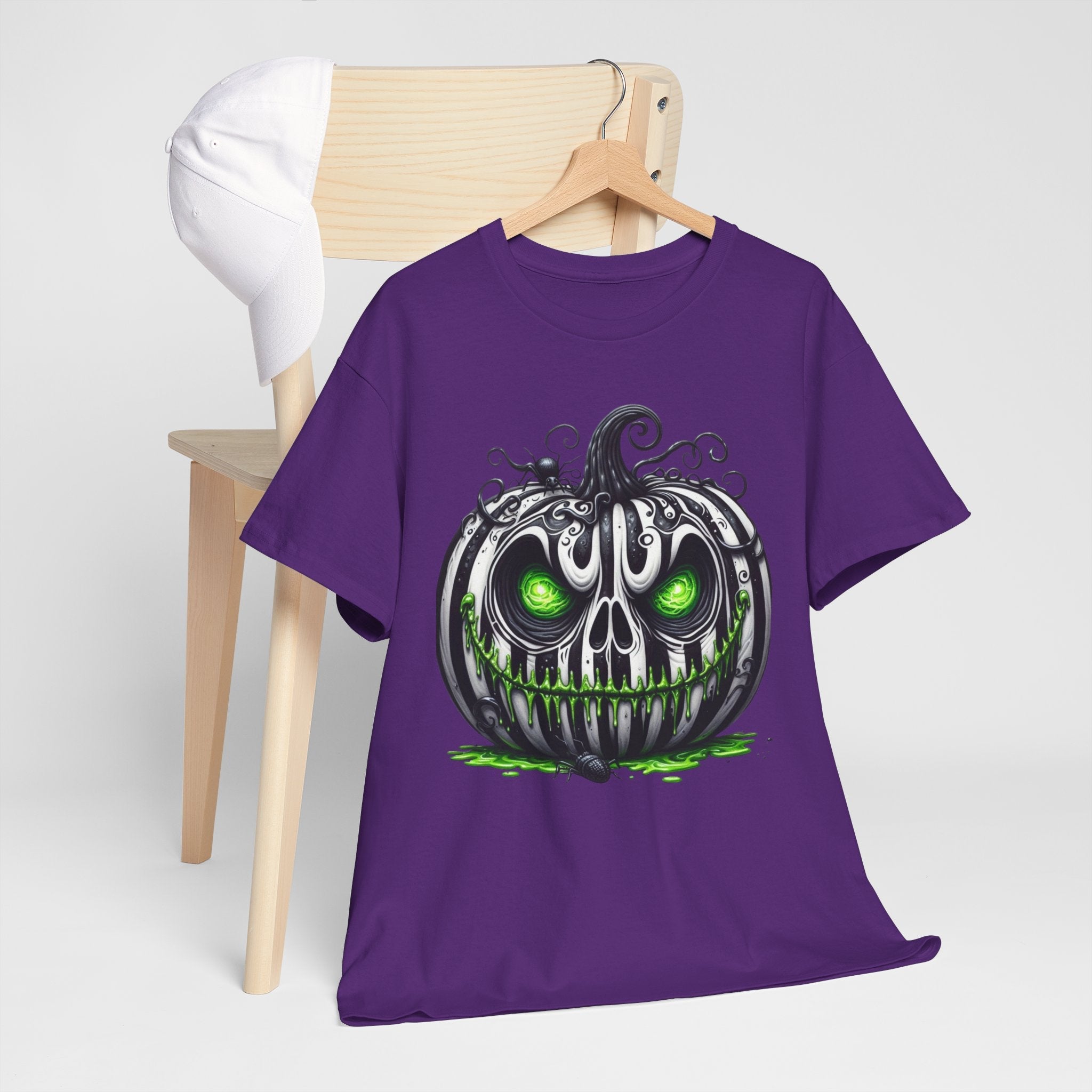 Spooky Halloween Pumpkin T-Shirt Printify