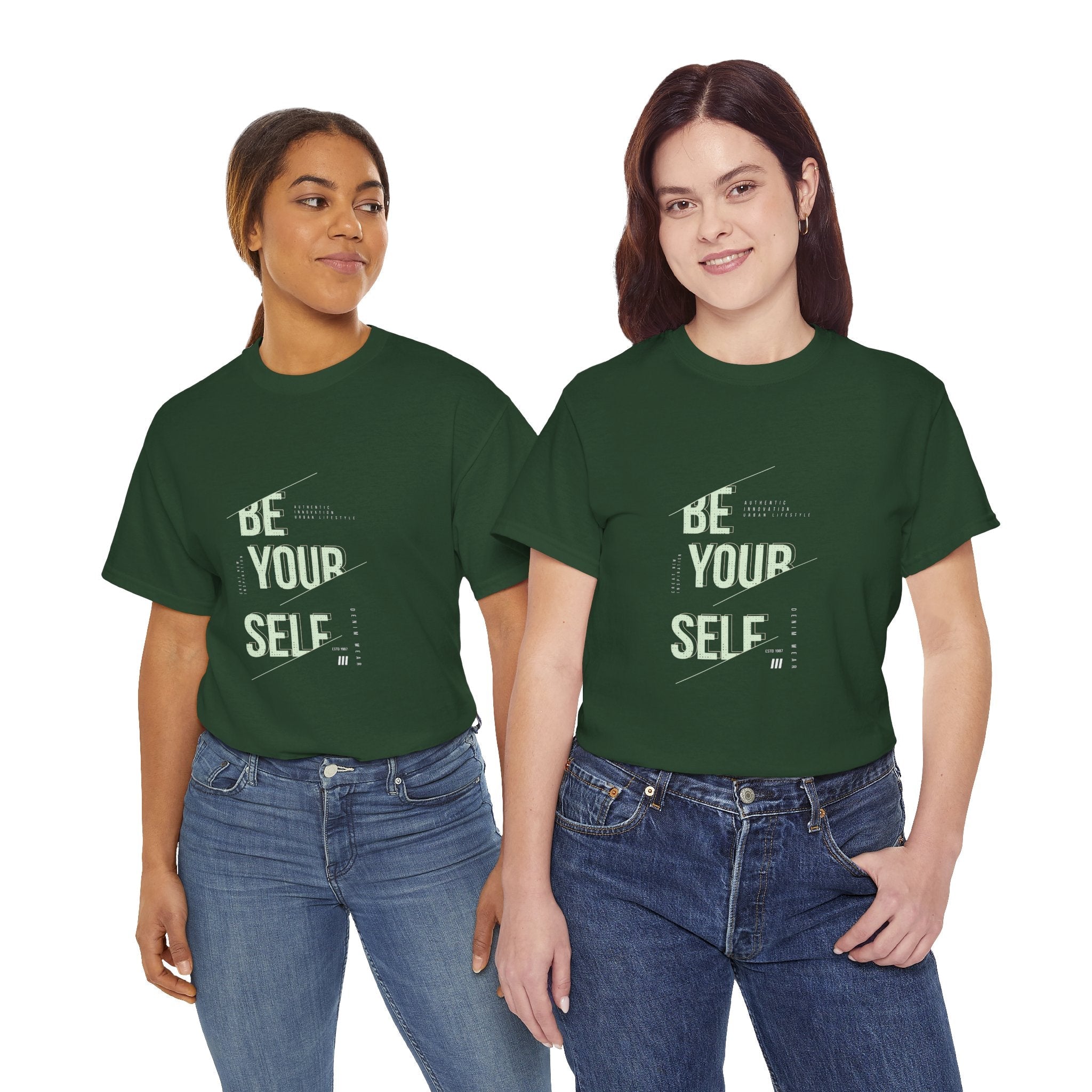 Be Your self  Slogan T-Shirt Printify