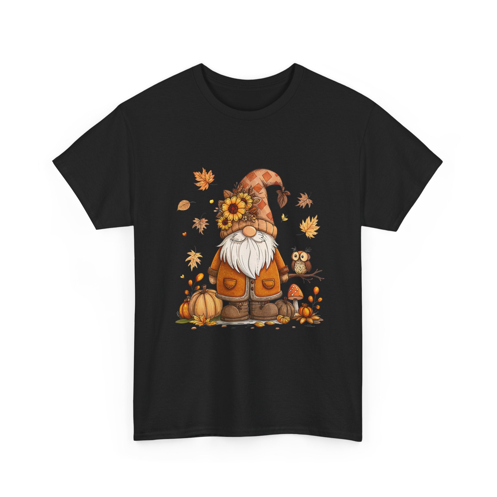 Fall Gnome Retro Unisex T- Shirt Printify