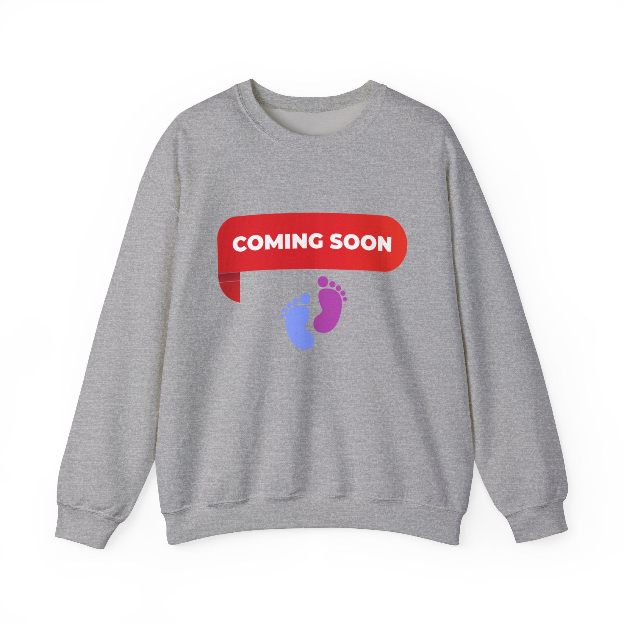 Coming Soon Mama Crewneck Sweatshirt Printify