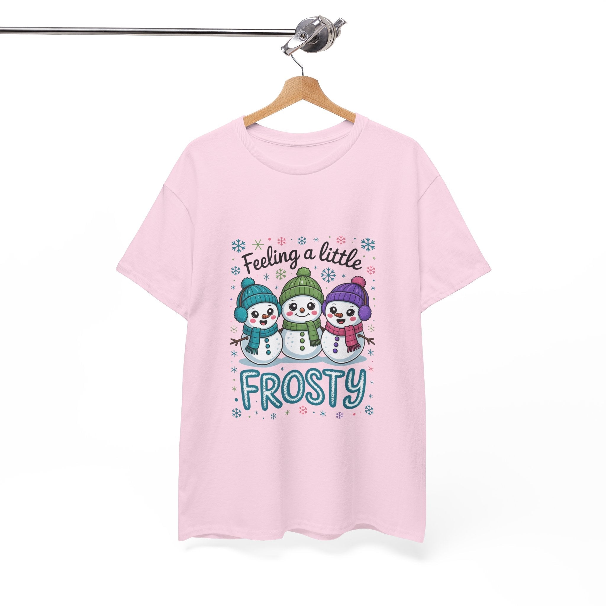 Frosty Friends Graphic Winter T- Shirt Printify