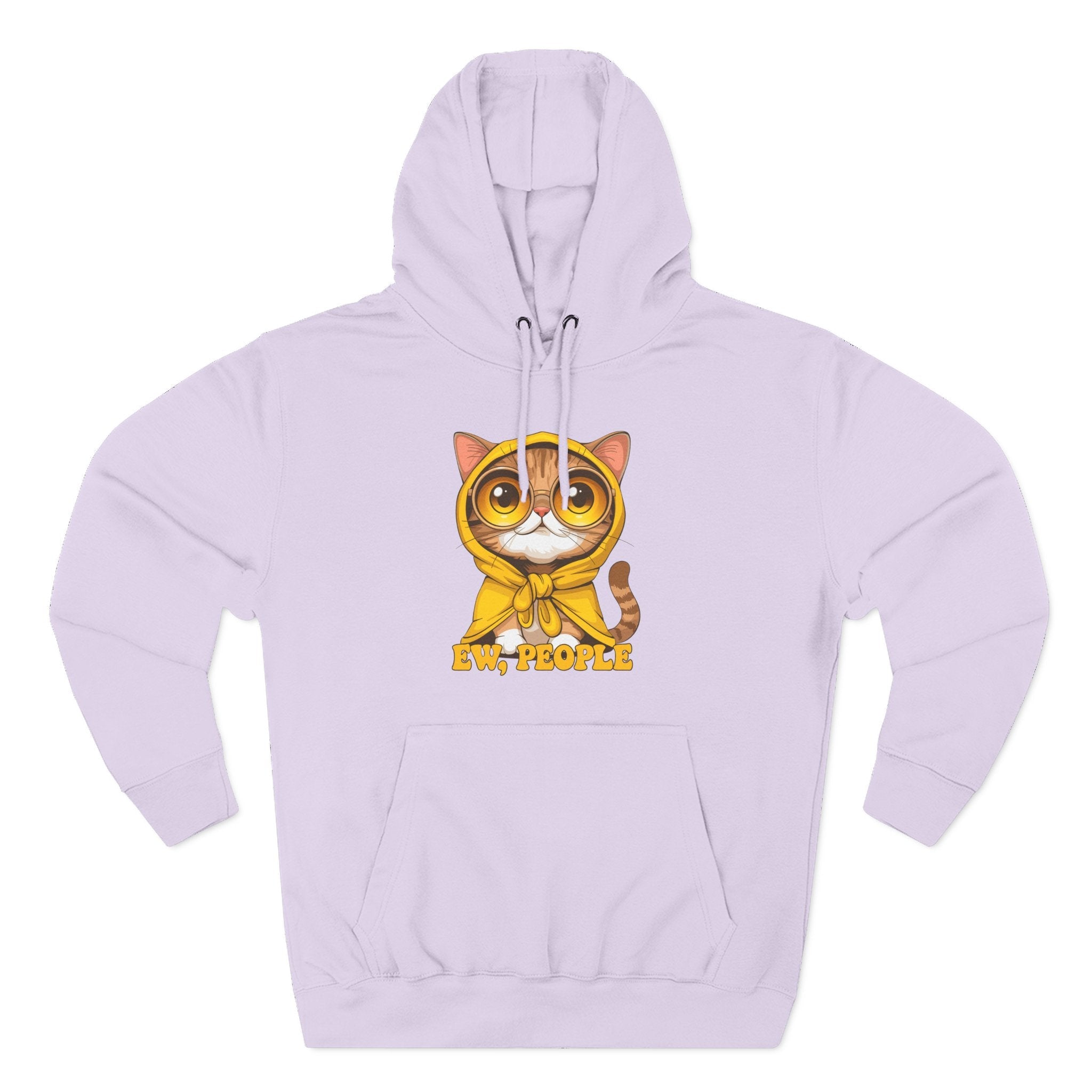 Cat in Raincoat Hoodie Printify