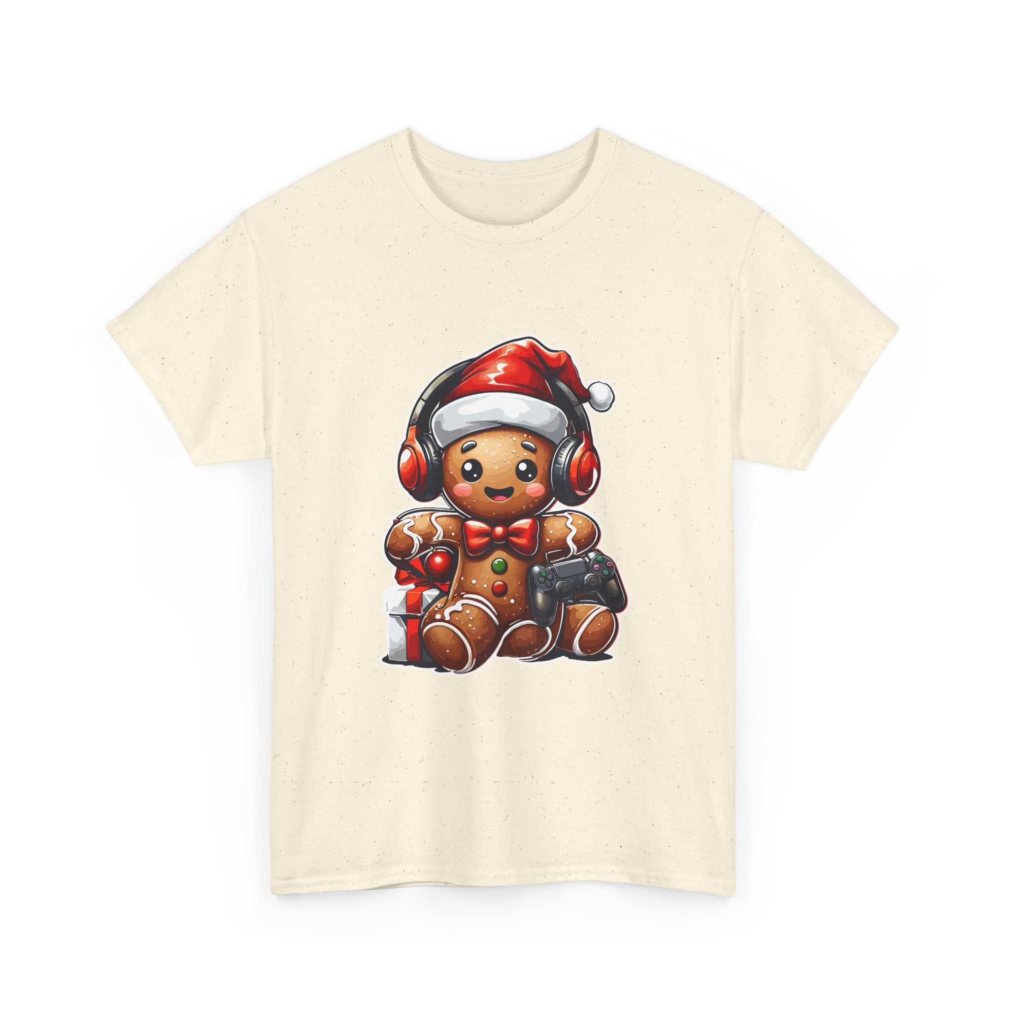 Gamer Gingerbread Unisex Graphic T- Shirt Printify
