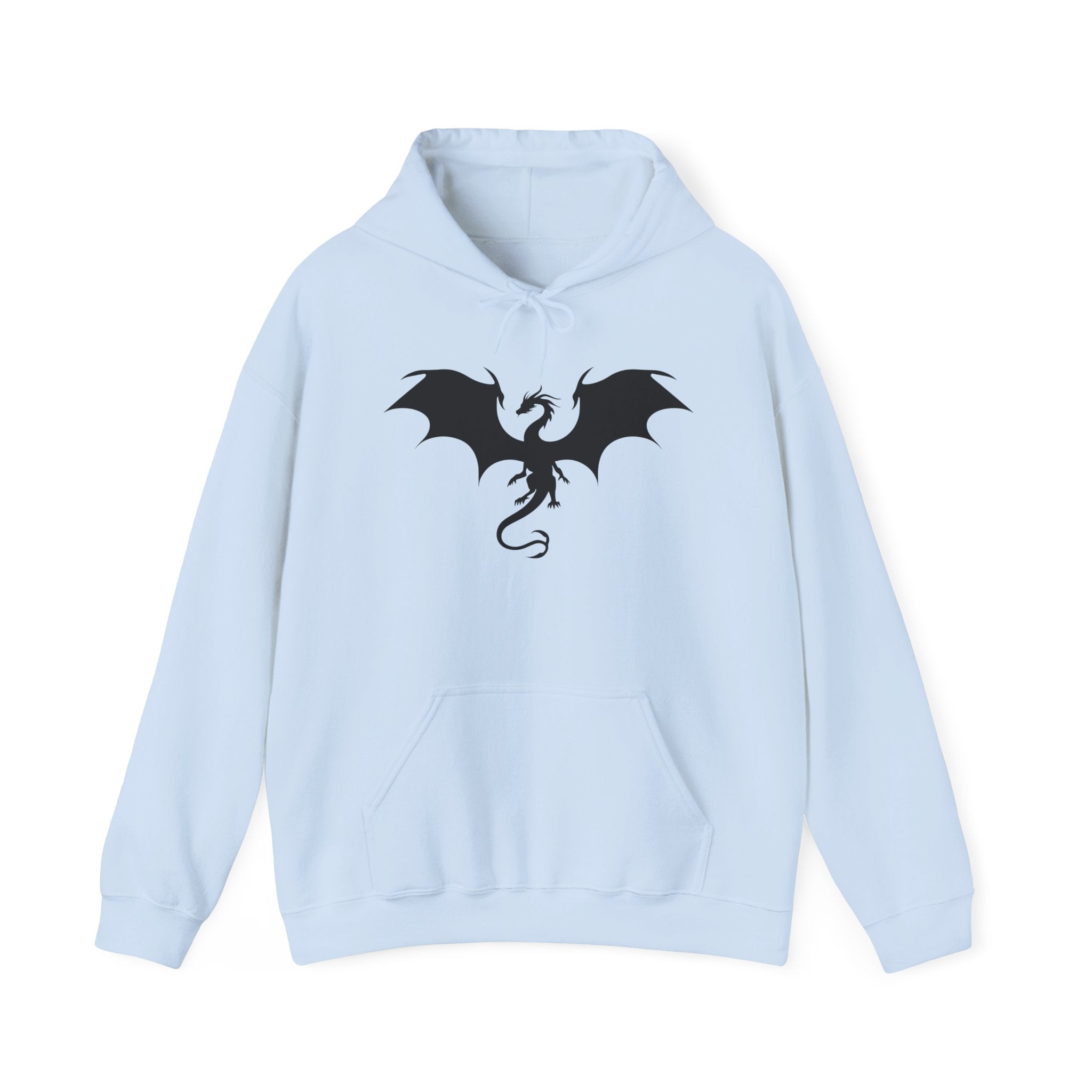 Dragon Silhouette Hoodie Printify