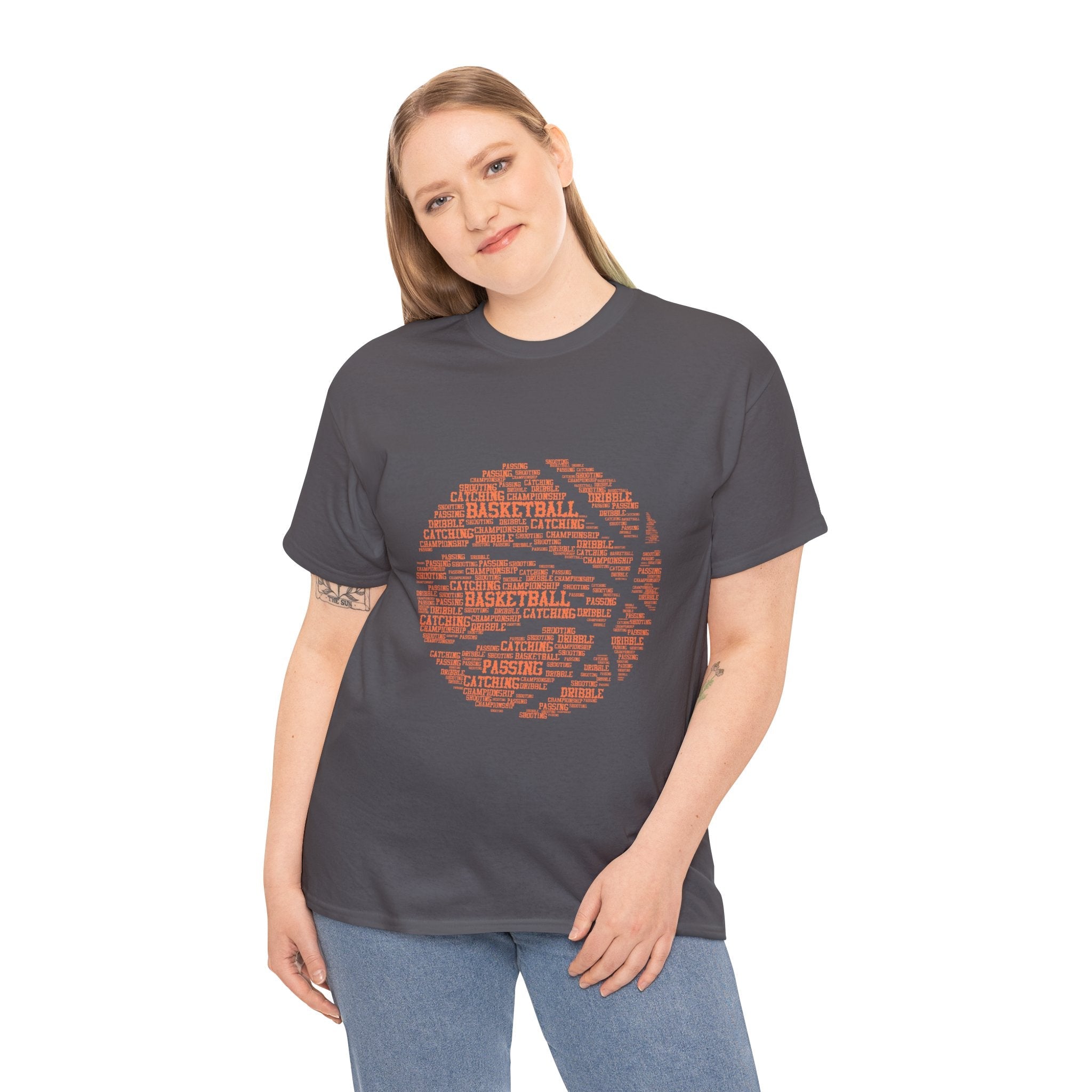 Basketball Word Art Unisex T- Shirt Printify