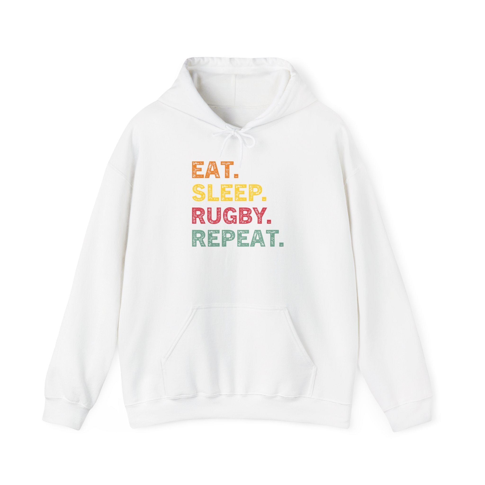 Eat. Sleep. Rugby. Repeat. Hoodie Printify