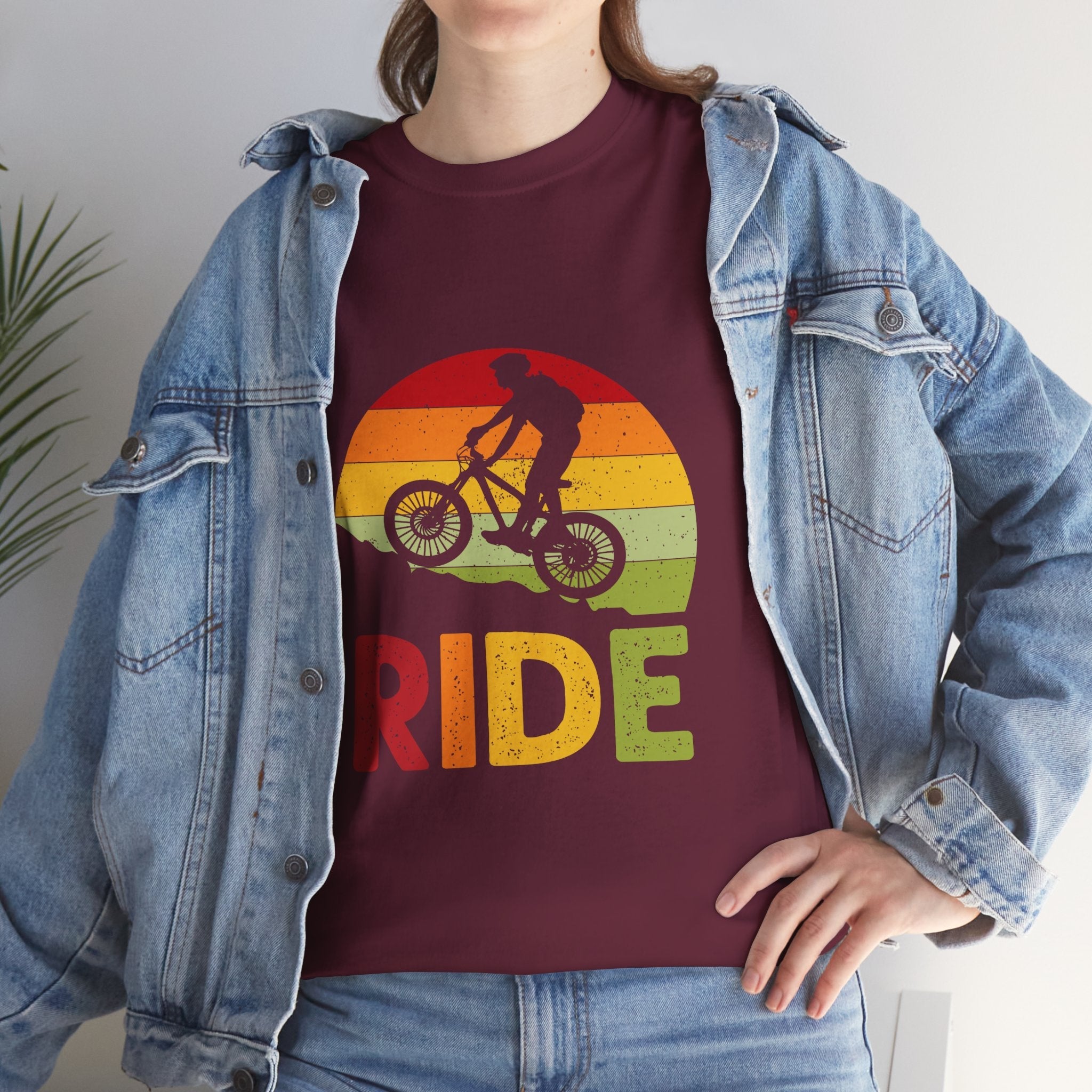 MTB Biking Graphic T-Shirt Printify