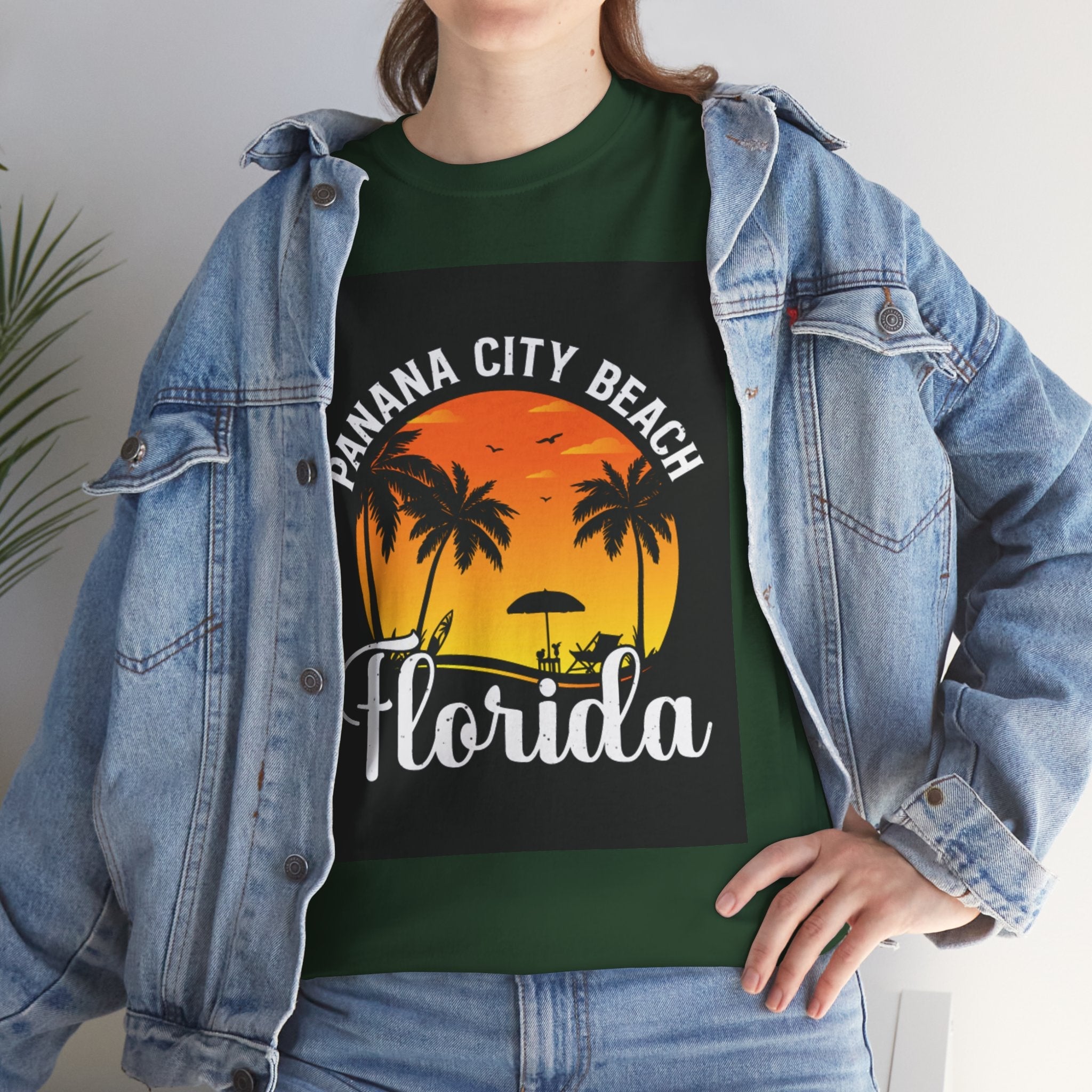 Sunset Beach Florida Vacation T-Shirt Printify