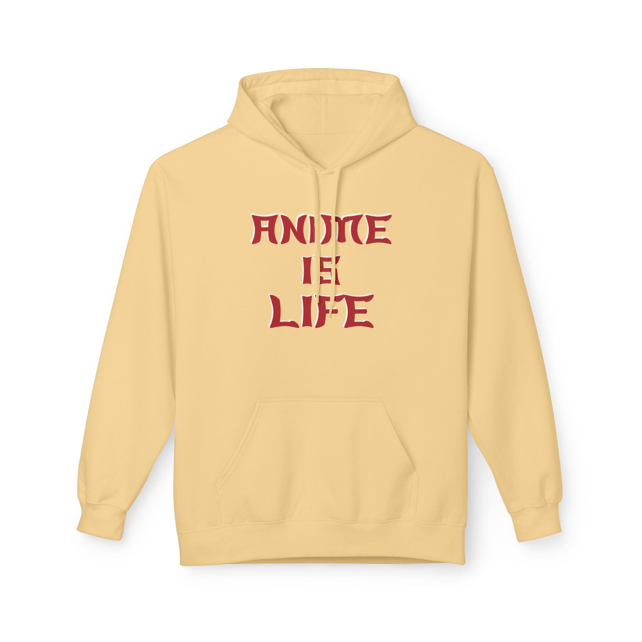 Anime Is Life Graphic Hoodie Printify