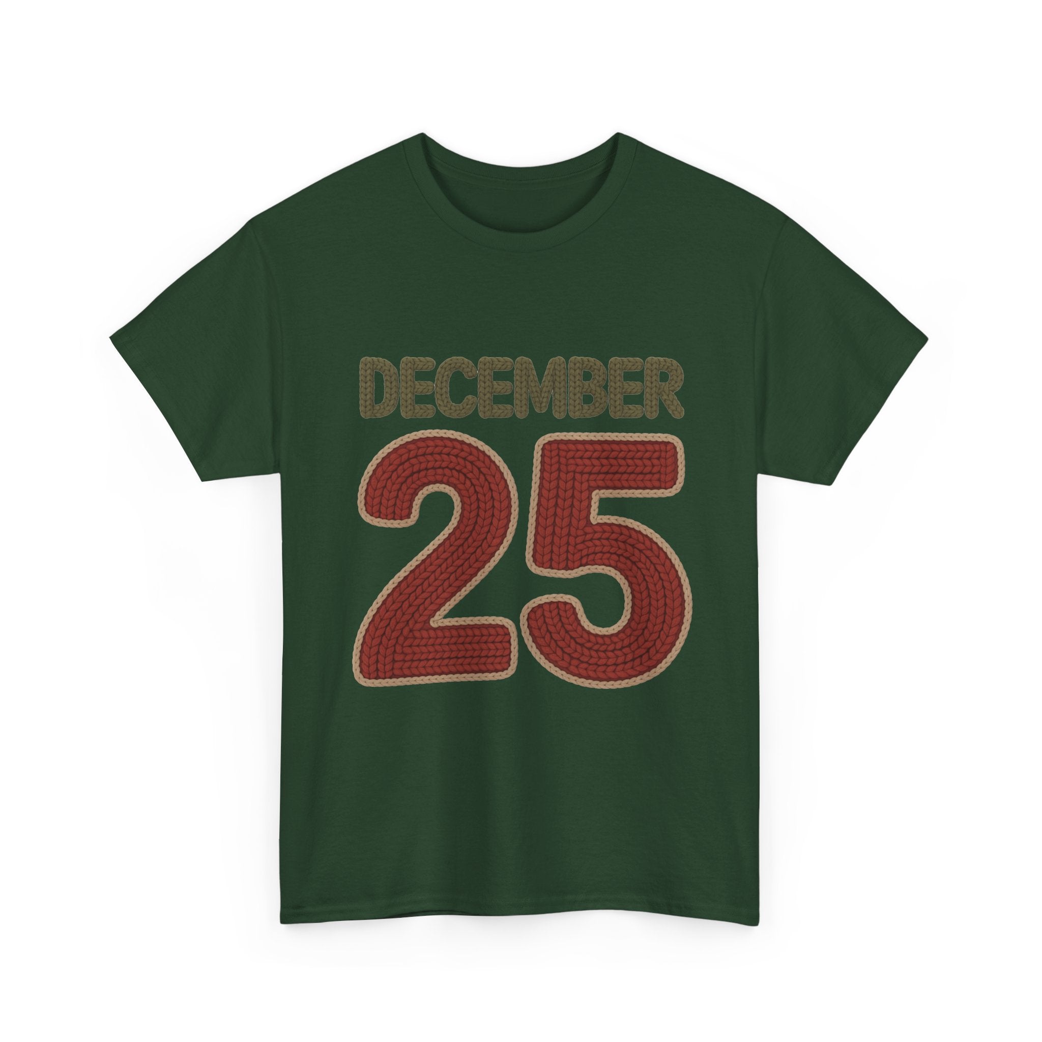 December 25 Christmas Date T- Shirt Printify